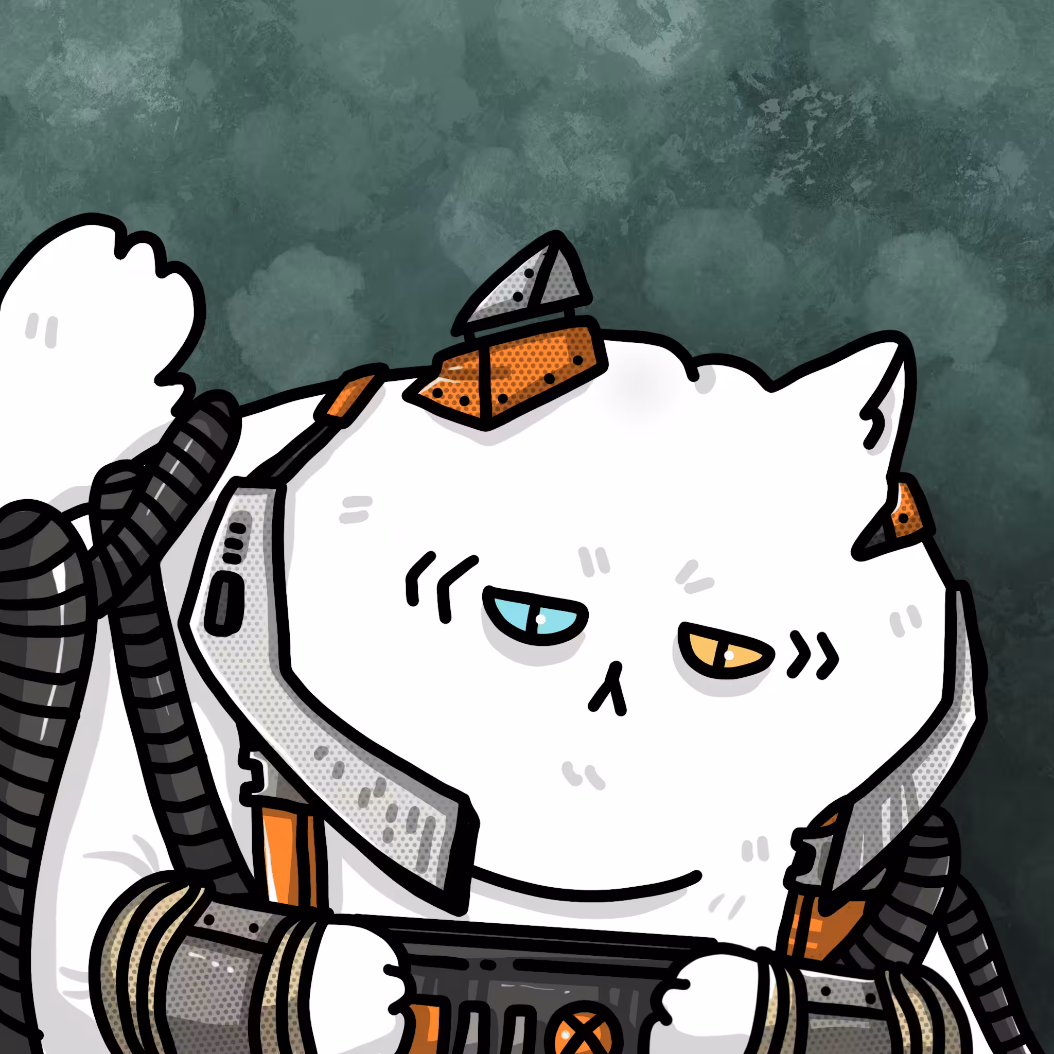 UNCLE ADAM 073 CYBORG DEAF CAT