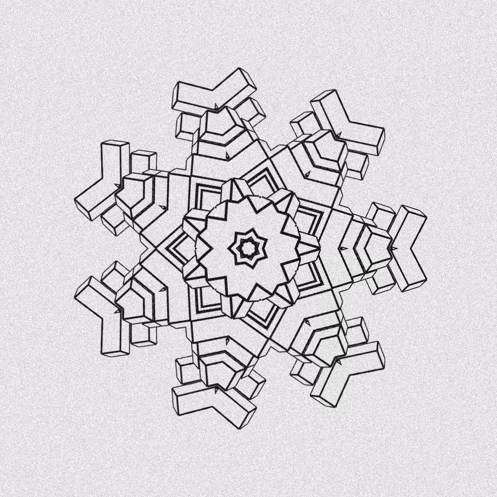 Monochrome Kaleido #97