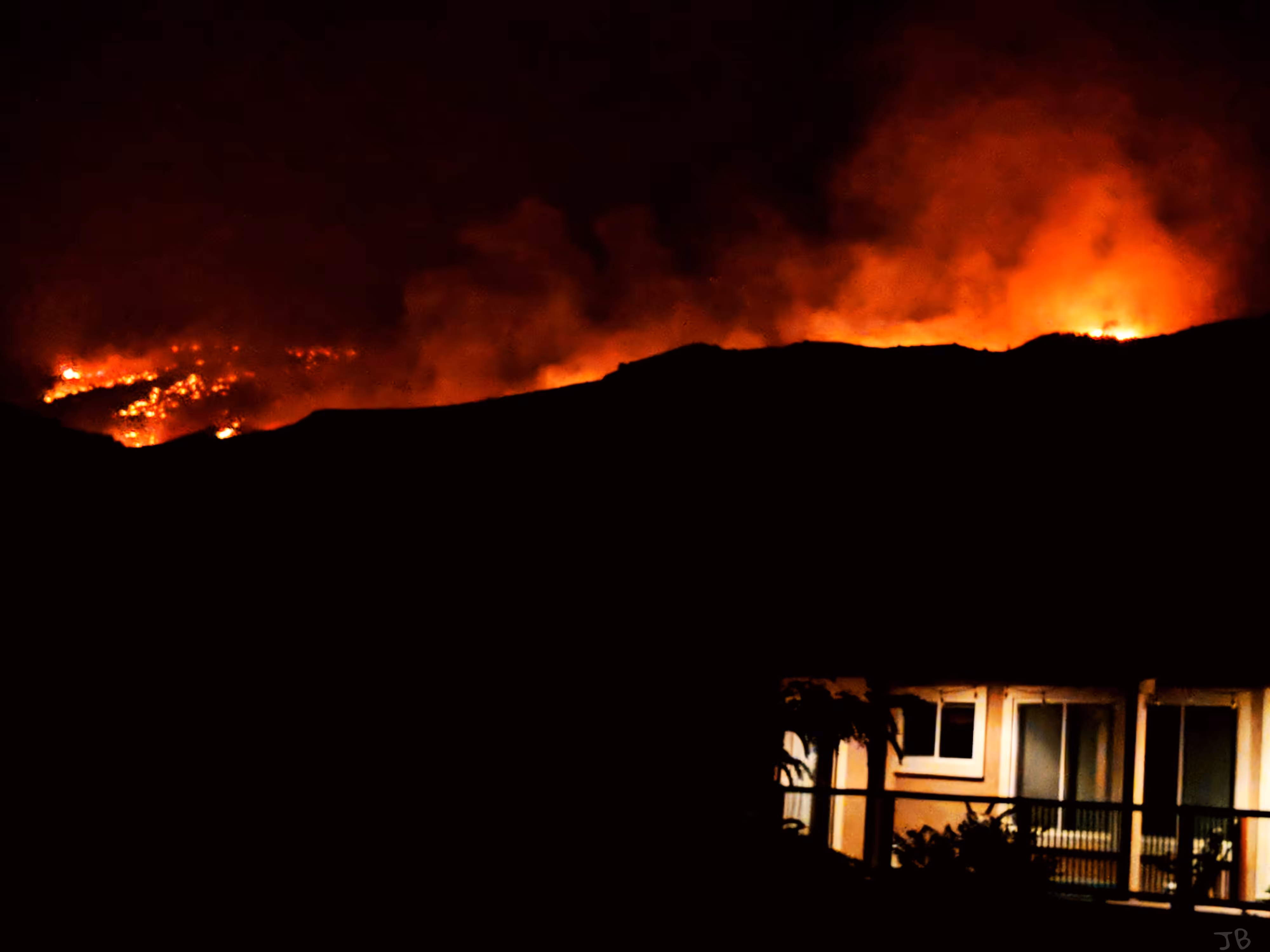 Late Night Fire (Northern Nevada)