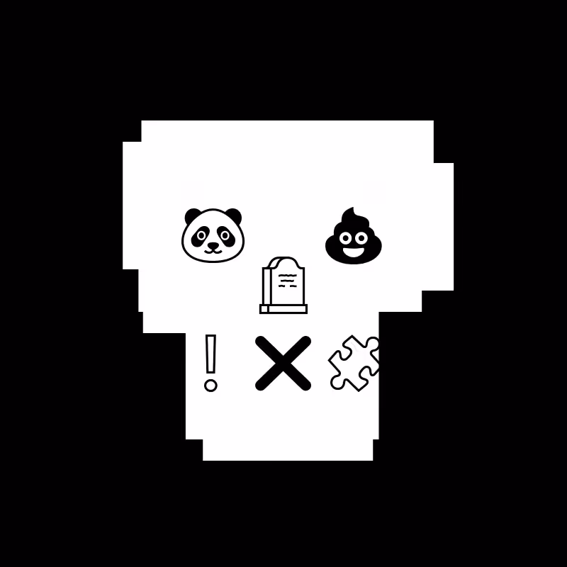 NotSkull(B&W) #6