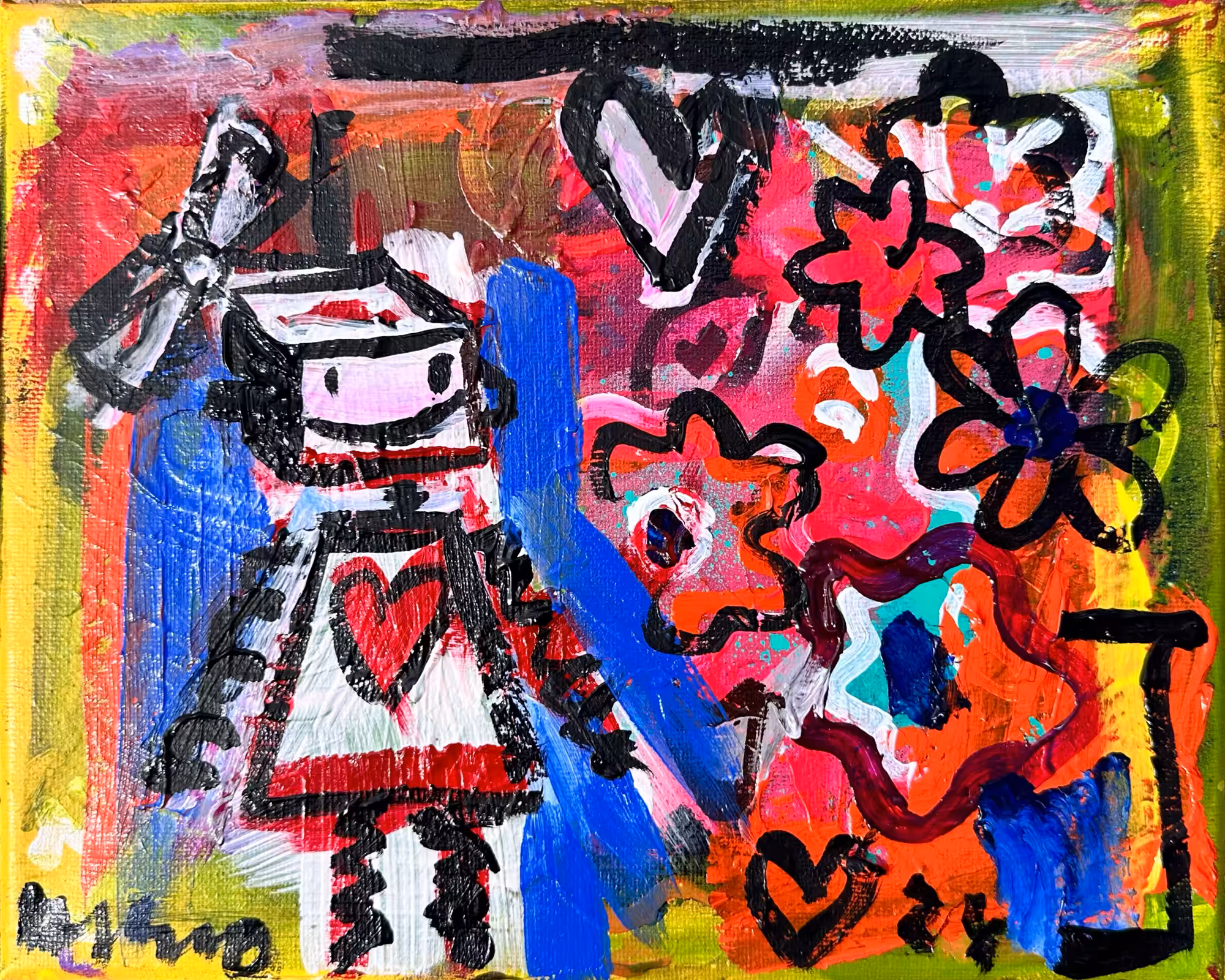 Her garden 
