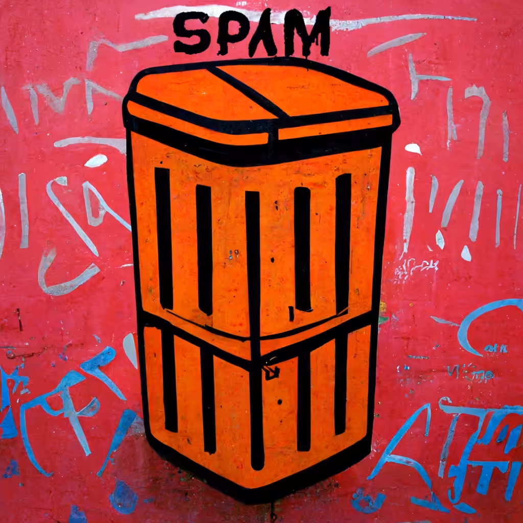 SPAM OVER TRASH