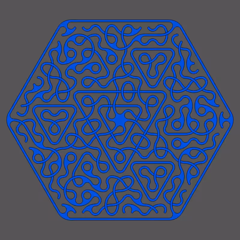 Threefold Symmetry - Dark Variations #361