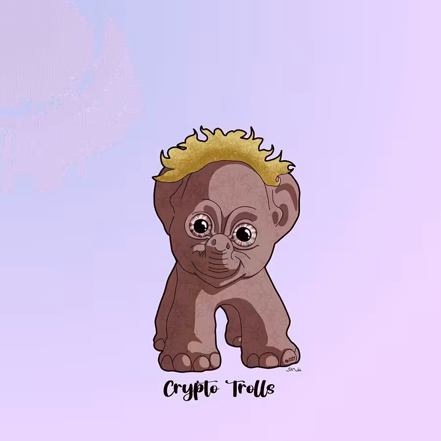 Crypto Troll #017 - Elephant Troll