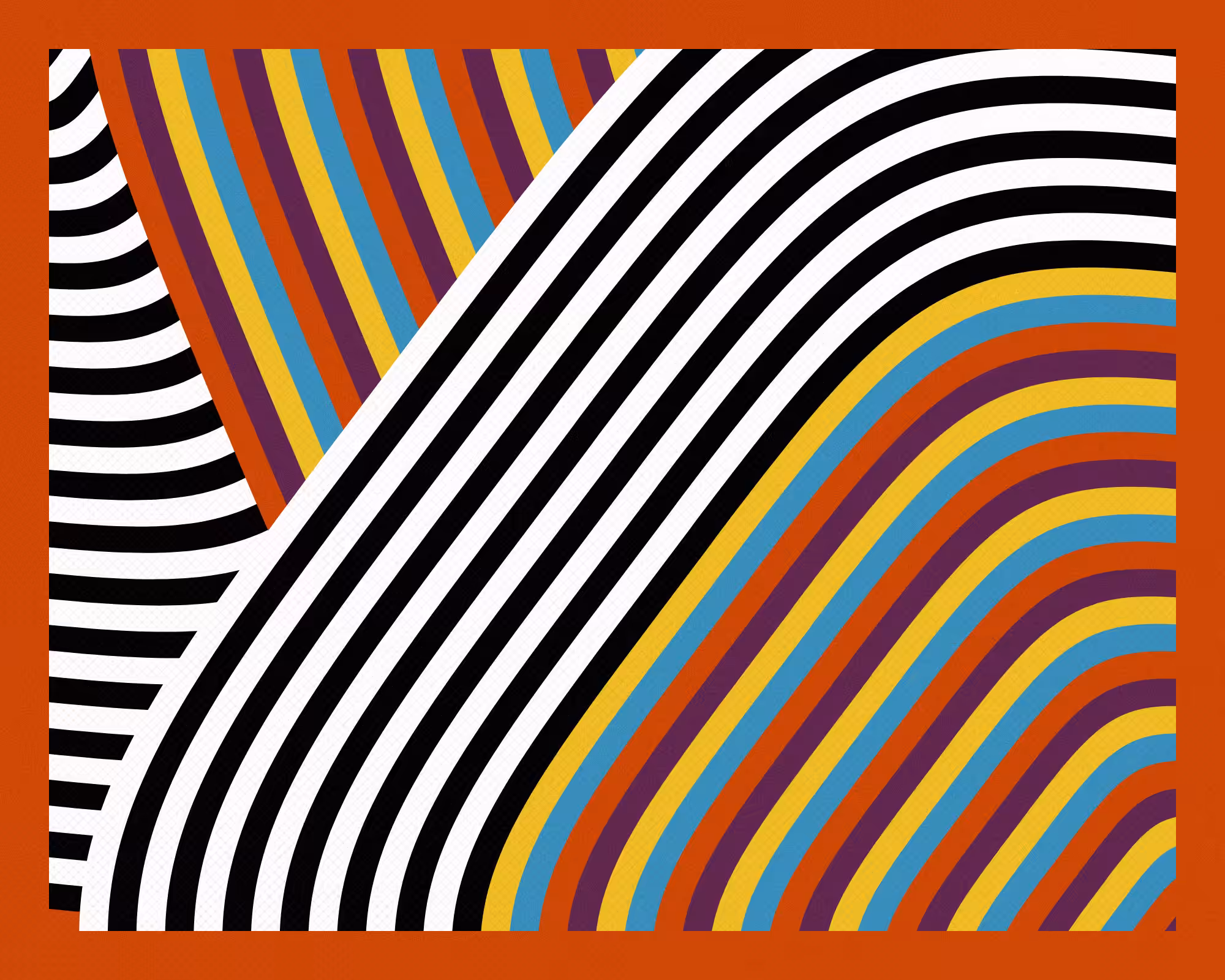 Alternating bands of color #101