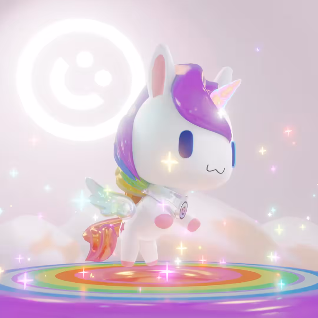 Crypto Buddy x CocoNFT - Rainbow Alicorn