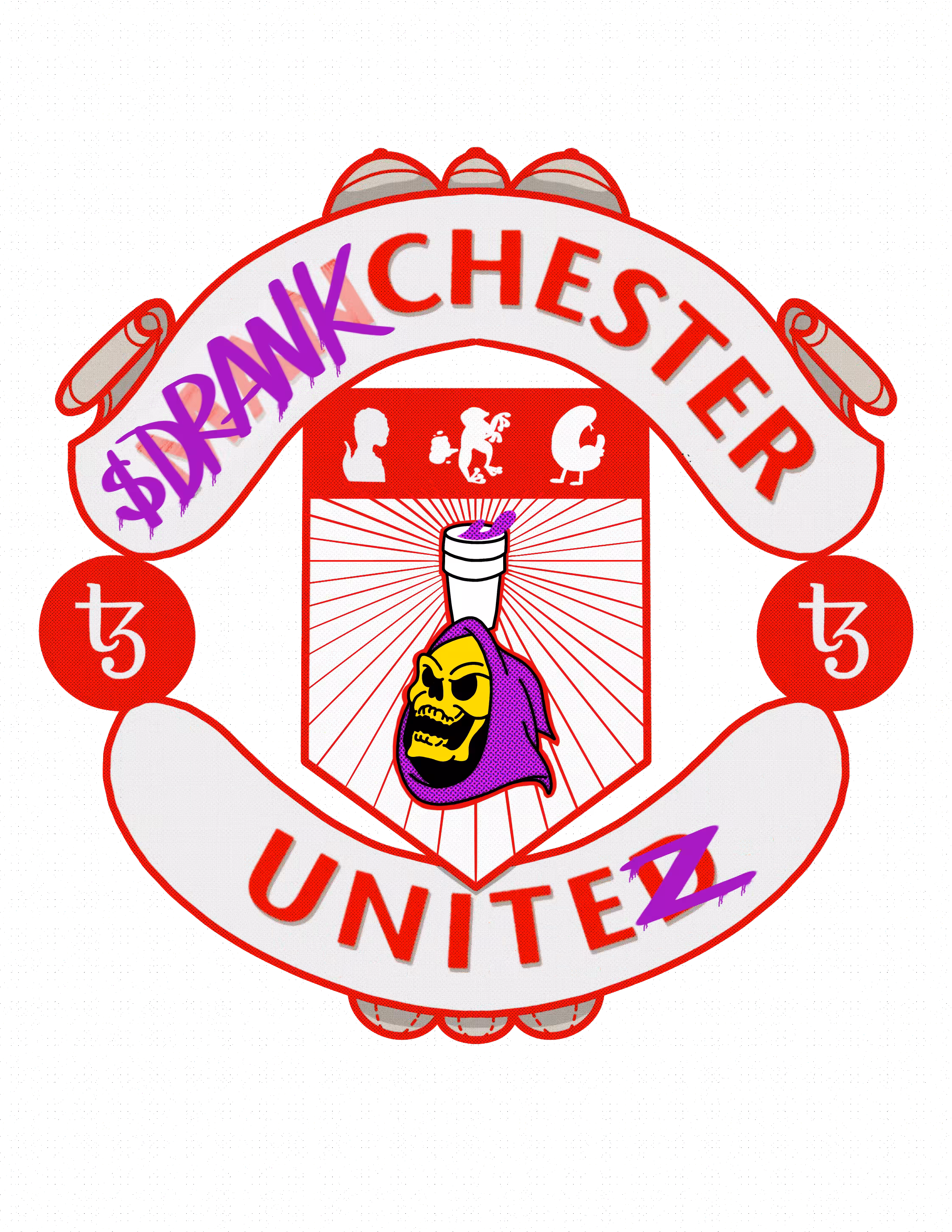 MAN UTD x PD Team Logo.