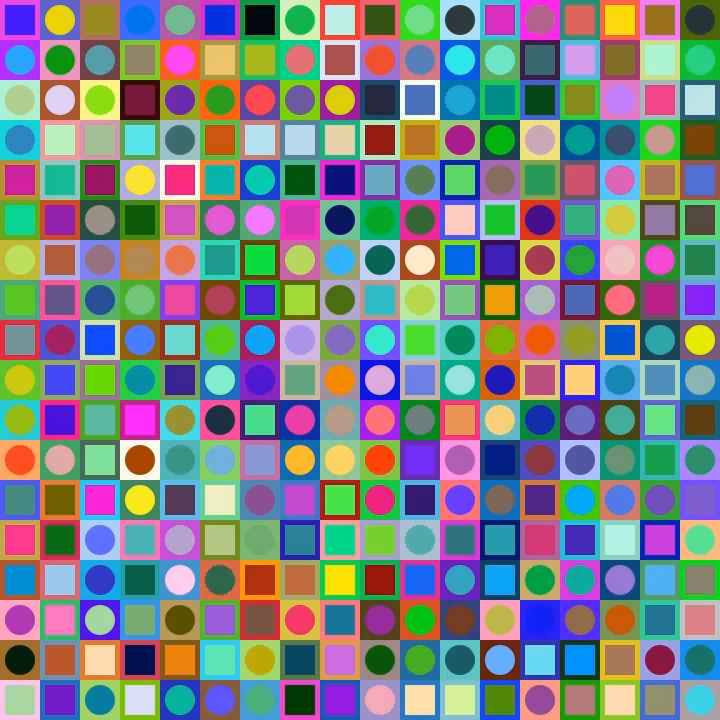 Square Dot Composition #258