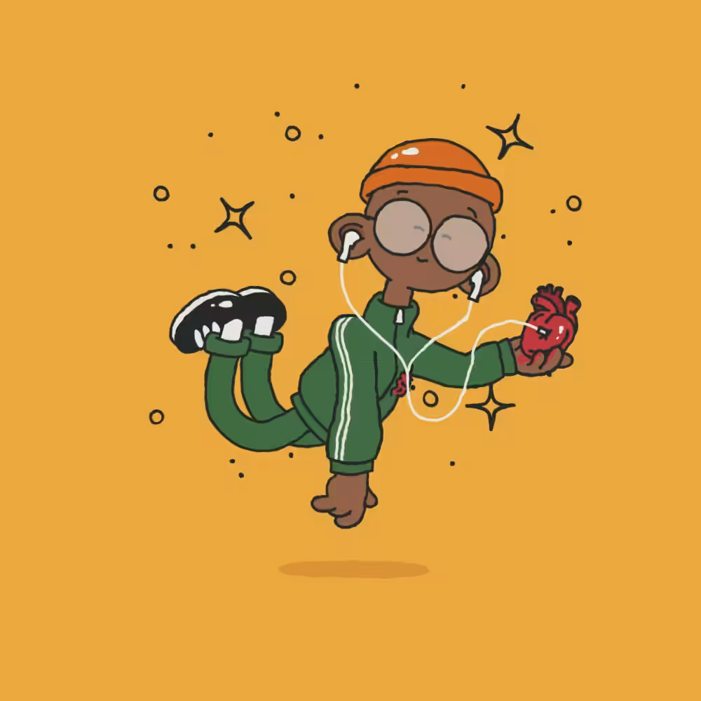 Listen To Your Heart (Orange Hat)