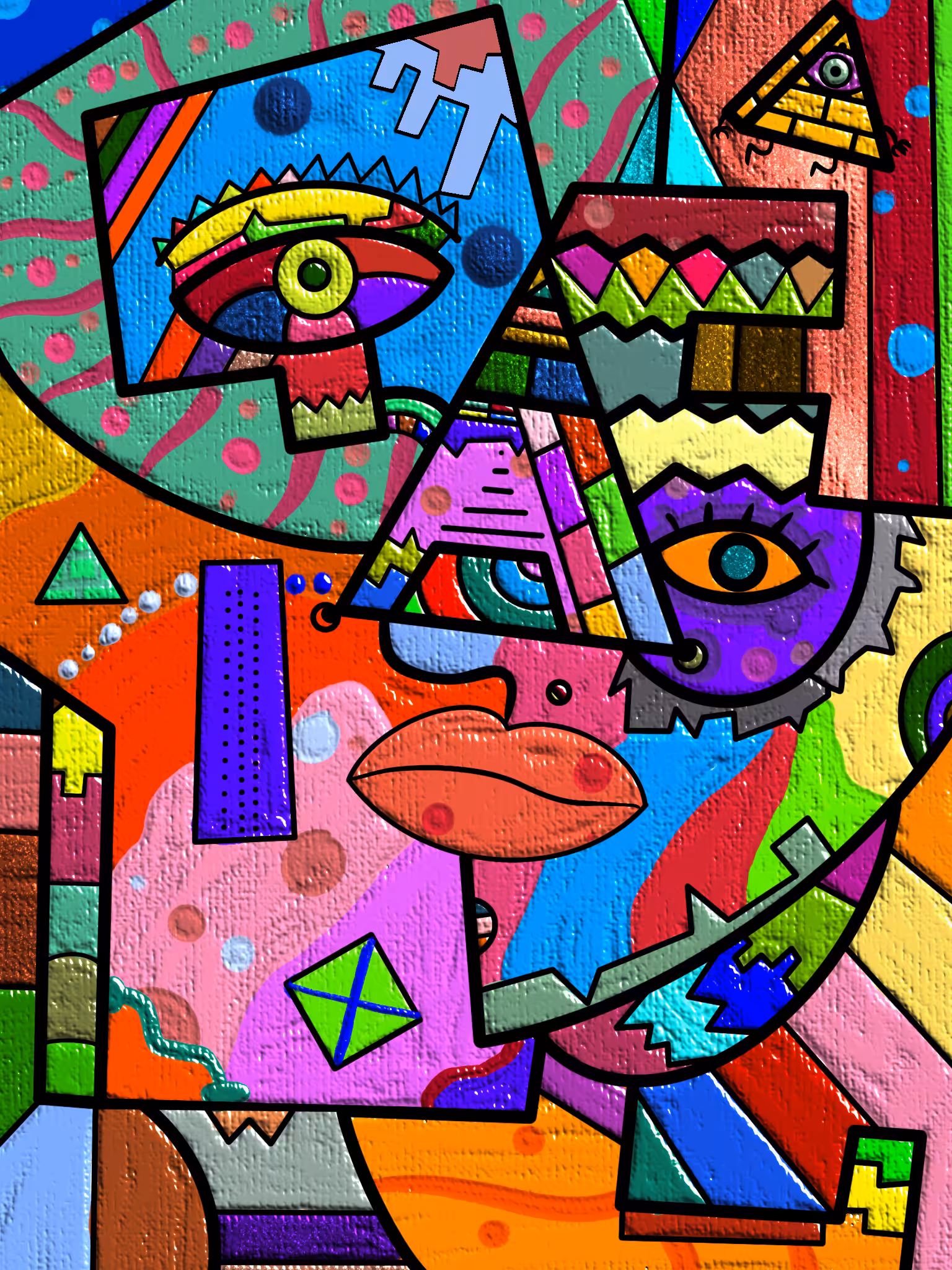 "The Multicolored Dimension" by Jacob Mesa