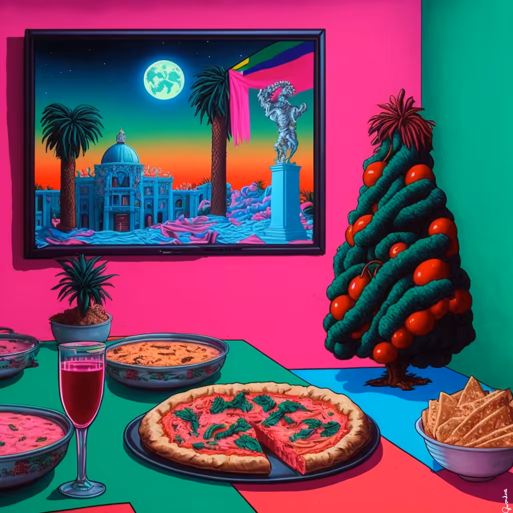 pizza xmas time