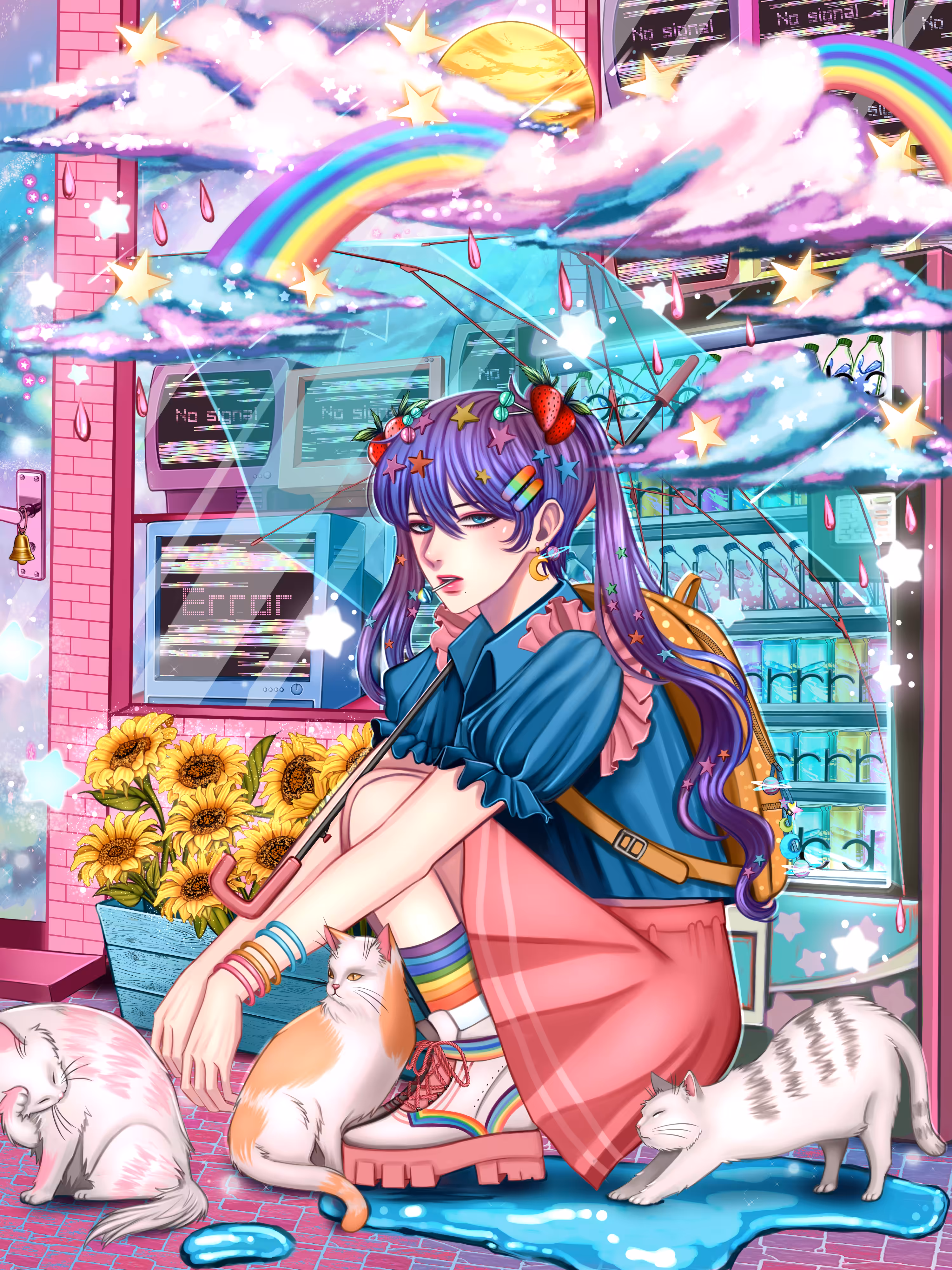 Rainbow & Rainning