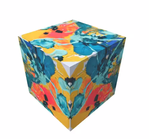 "Cubed art 23" by cinthia Ponce
