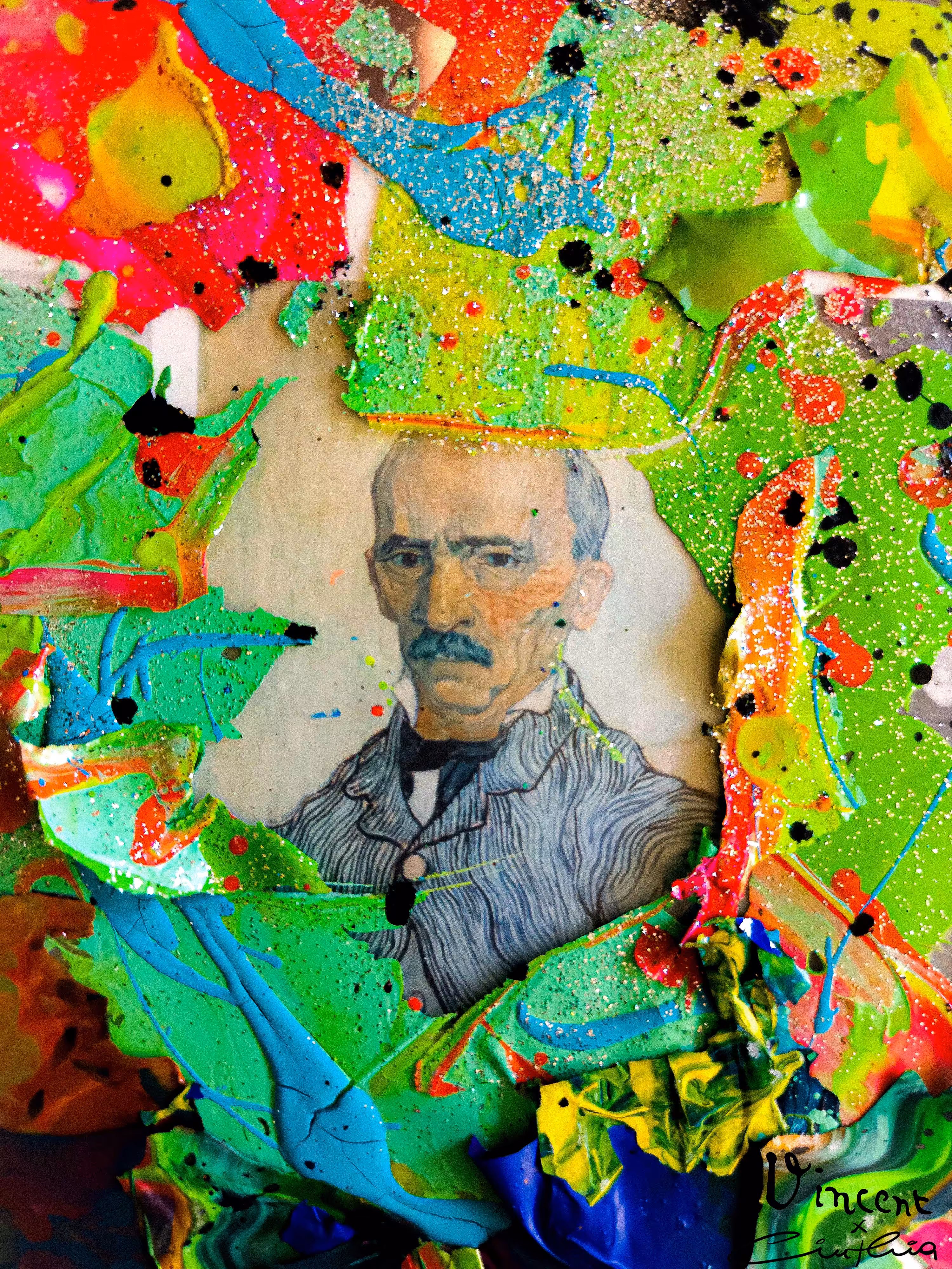 Portrait of the chief watchman Trabuc of the Saint-Paul Hospital