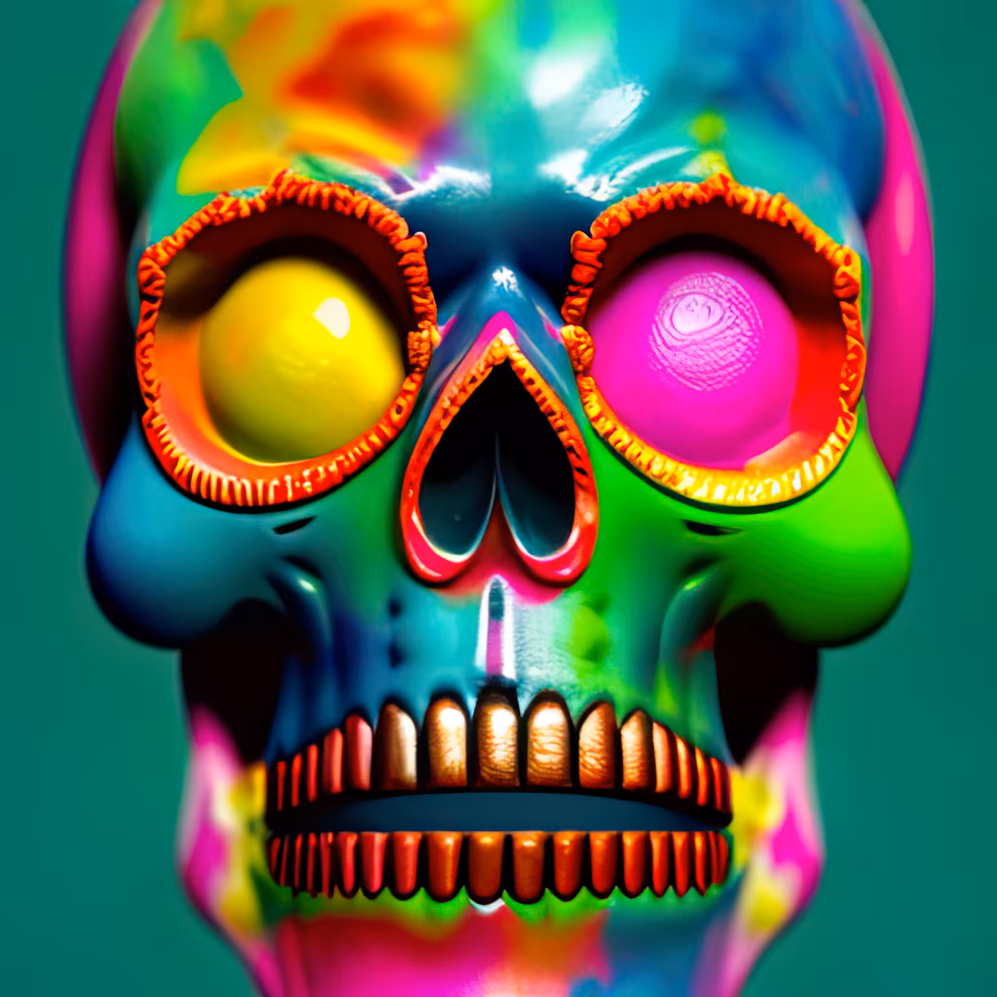 Head Case - A Color Study: Head Case #71