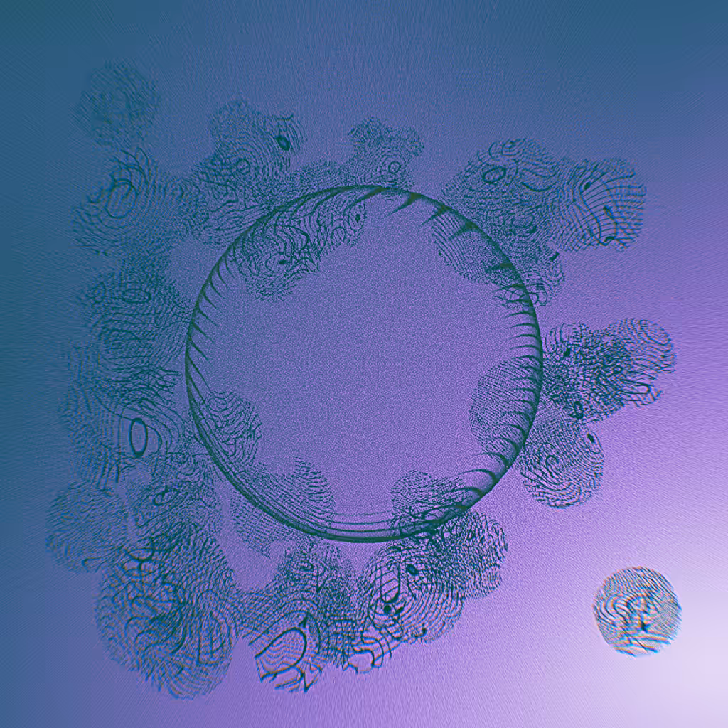 Moiré Meditation #12