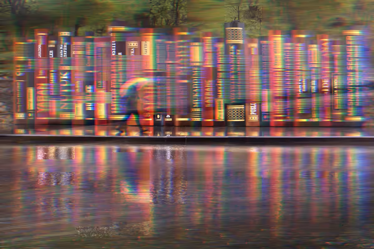 Sea of books