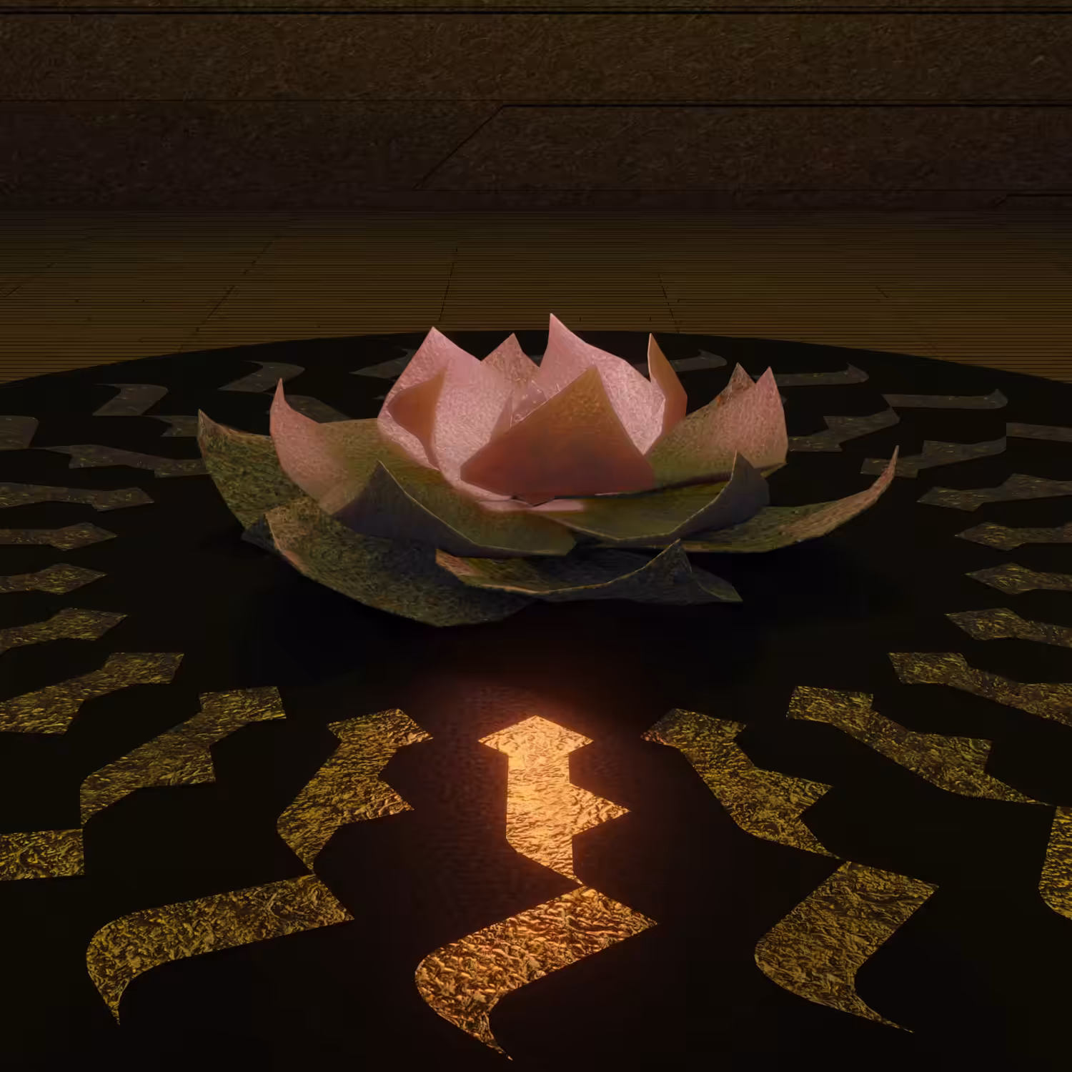 Lotus Calligraphy