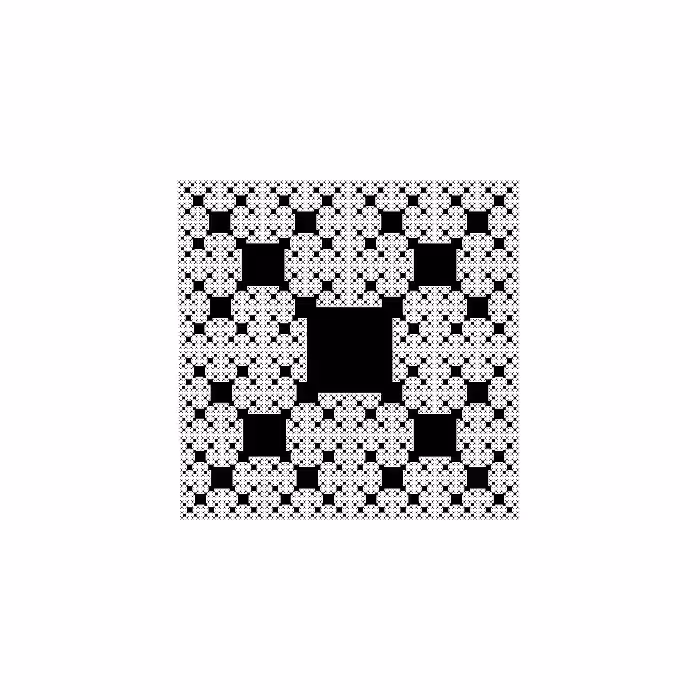 2D Sierpiński Moving Squared Triangle Pyramid
