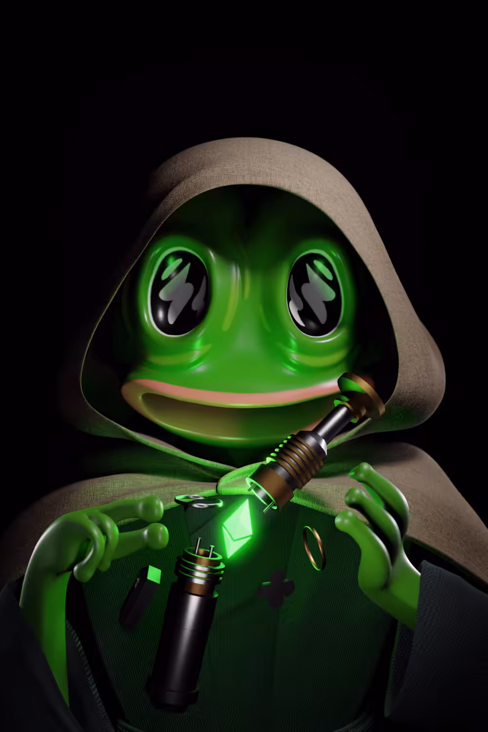 Pepe the Jedi Master 
