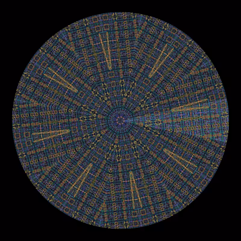 Binary kaleidoscope #4