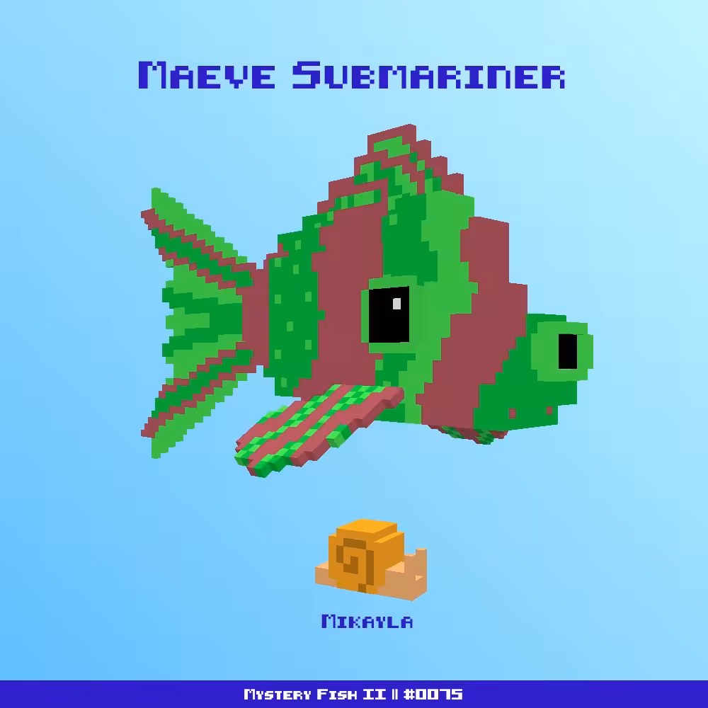Maeve Submariner :: Mystery Fish 0075/1000