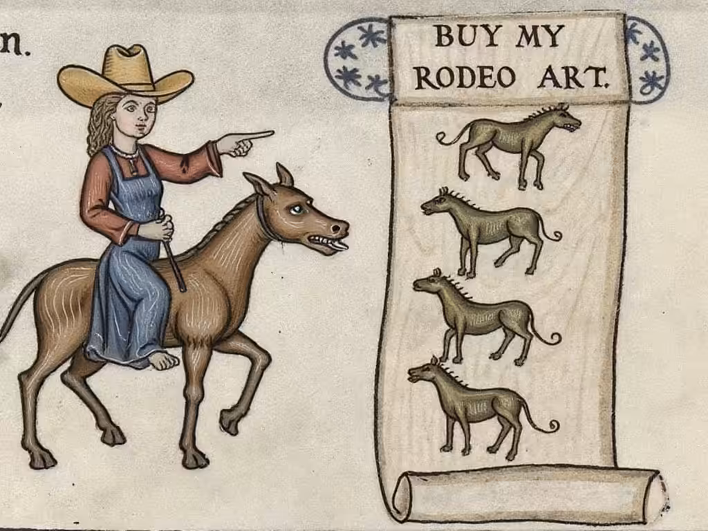 Buy my rodeo art