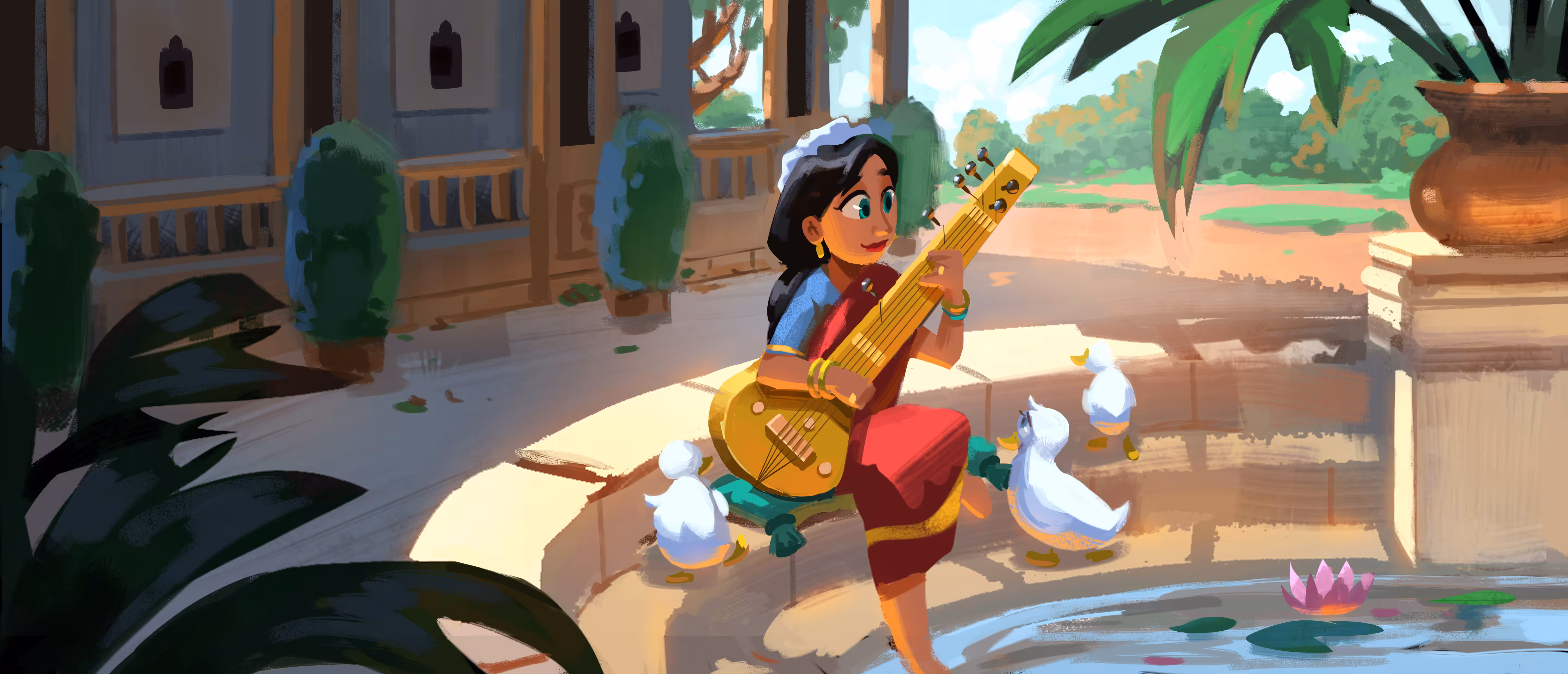 Lost in India - In the Garden