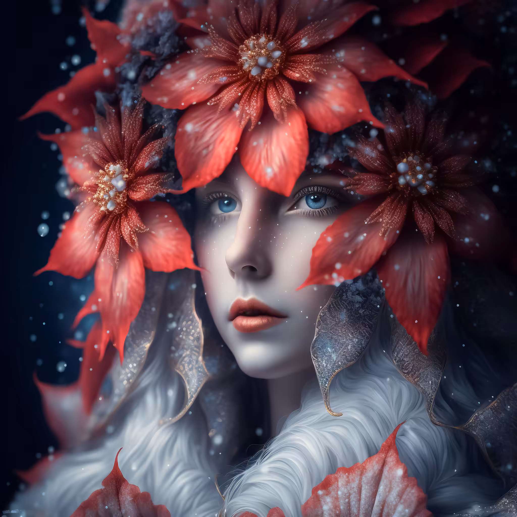 Goddess of Poinsettia