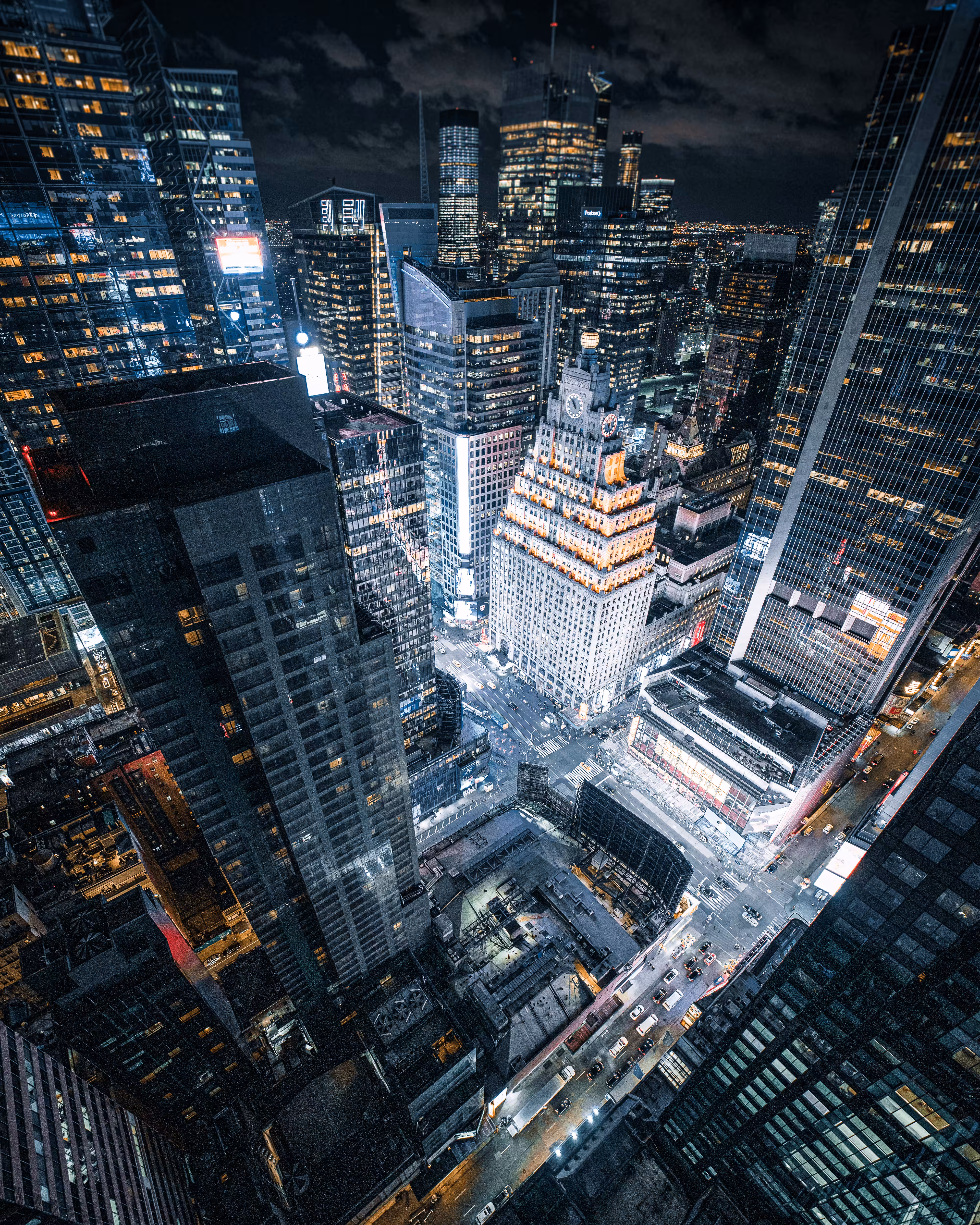Times Square from above