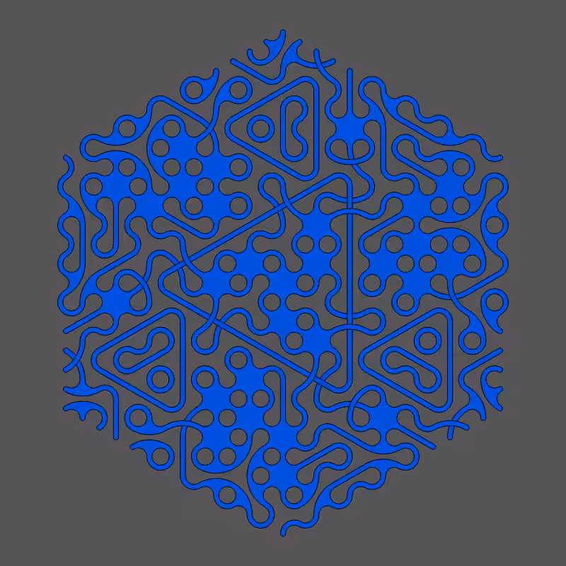 Threefold Symmetry - Dark Variations #251