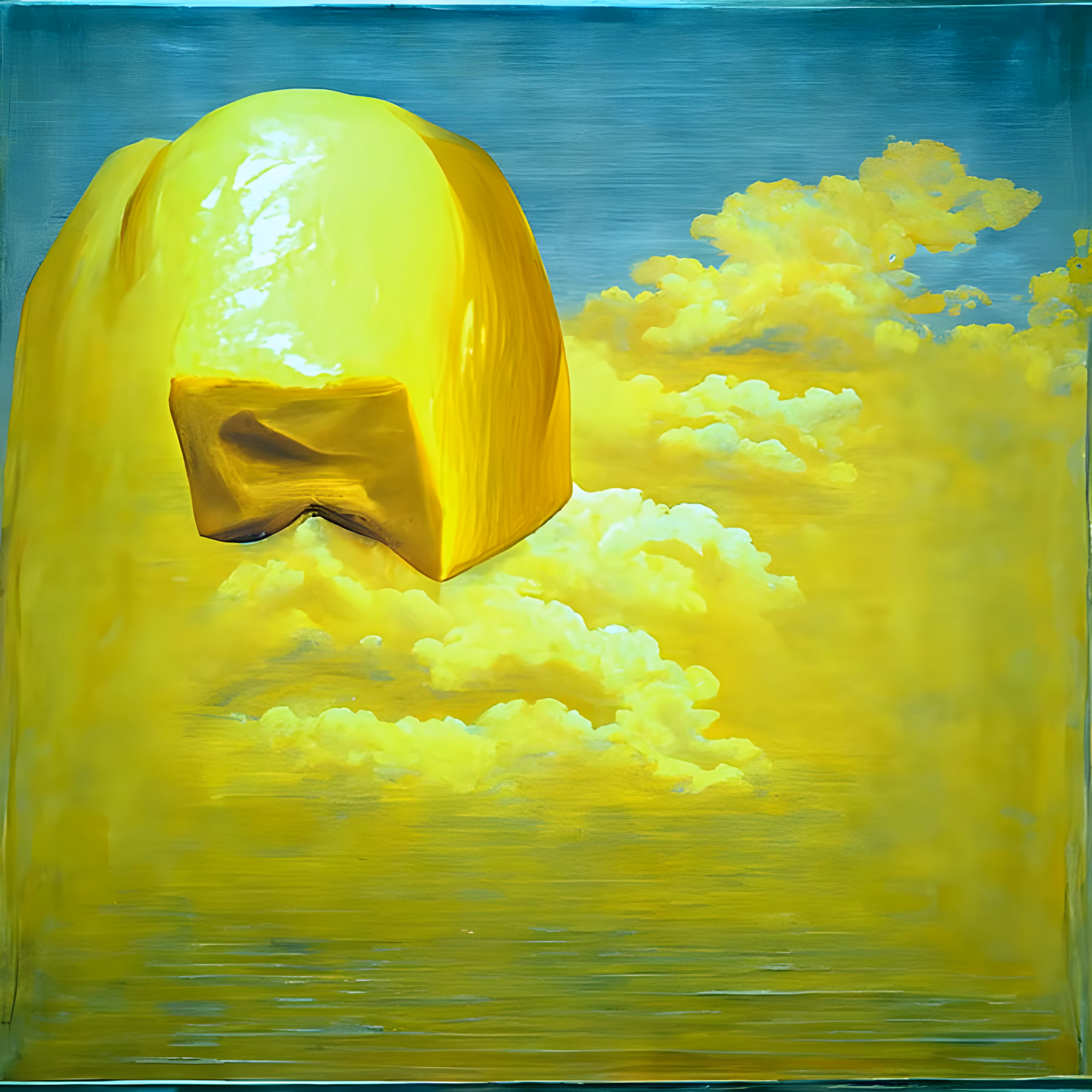 Cadmium Yellow 8K By René Magritte