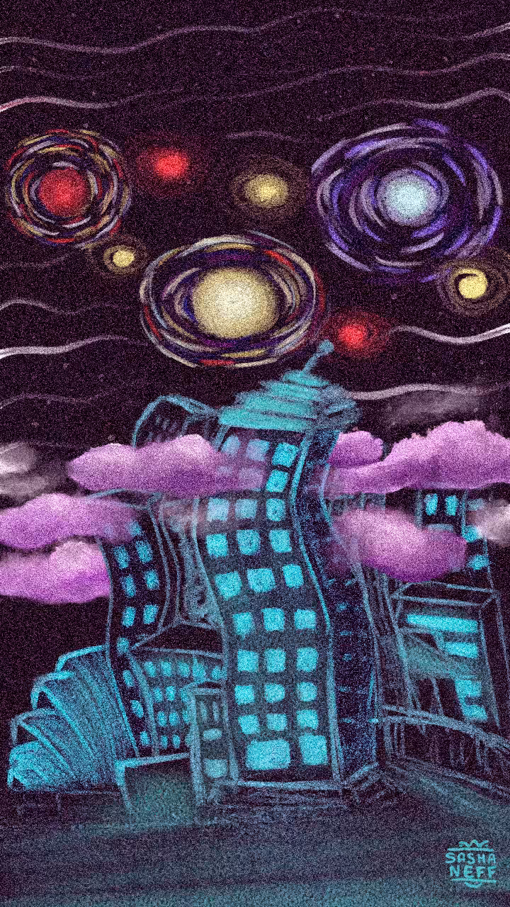 the city