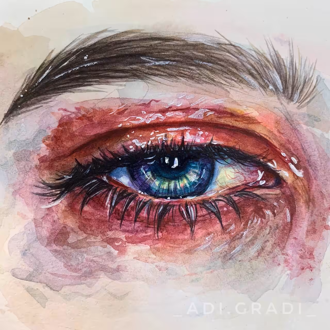 watercolor eye #1