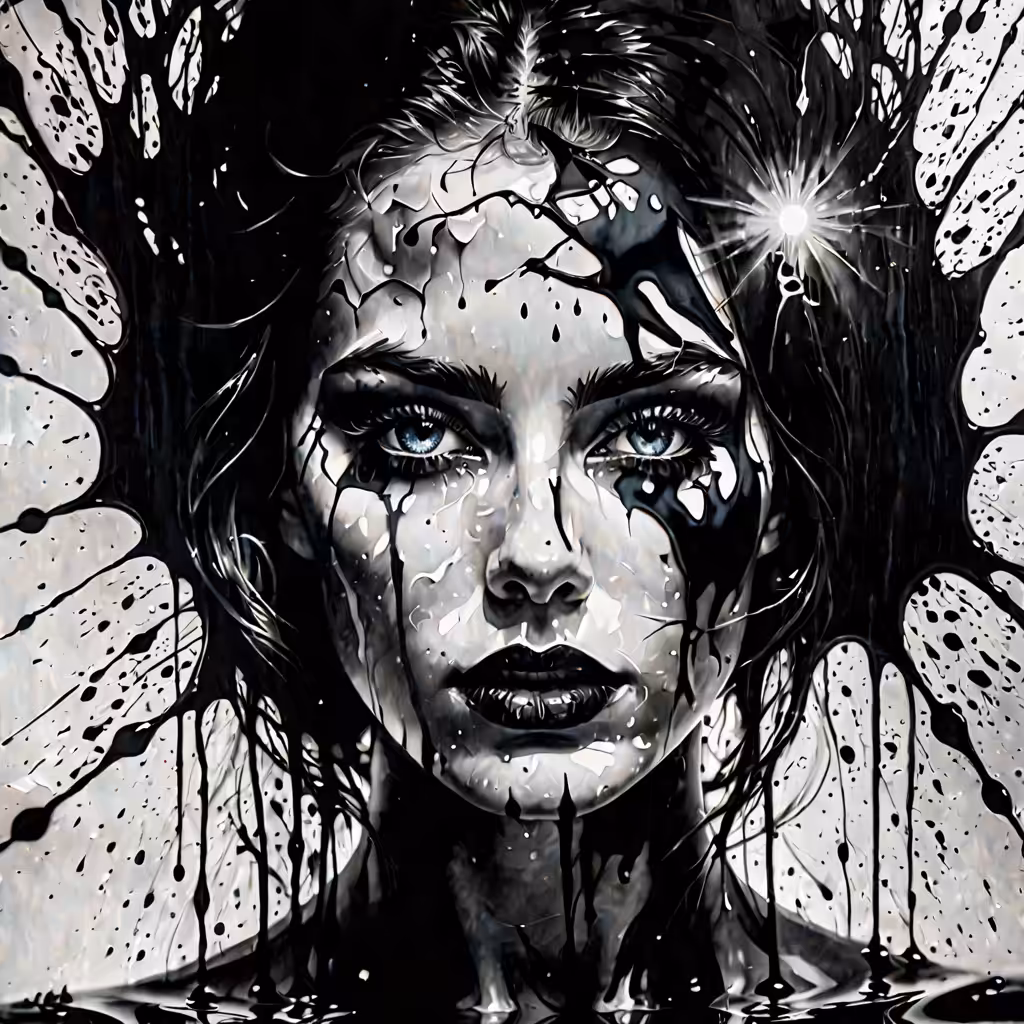 Hybrid Aesthetics: Where Ink Meets Radiance