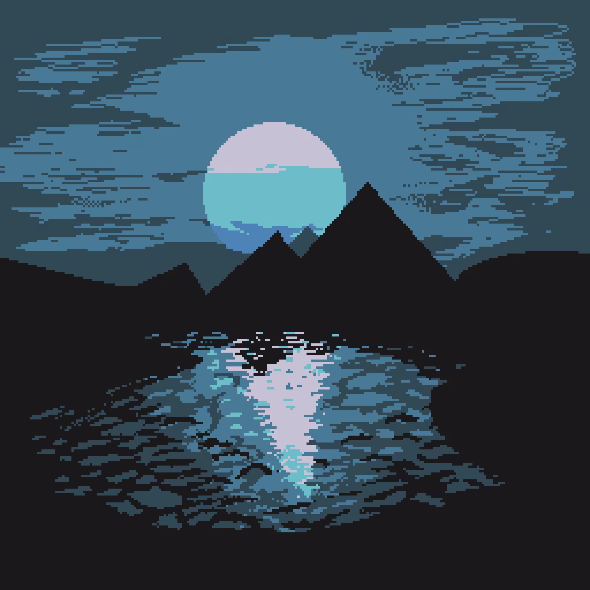 Pixel Sunset #38