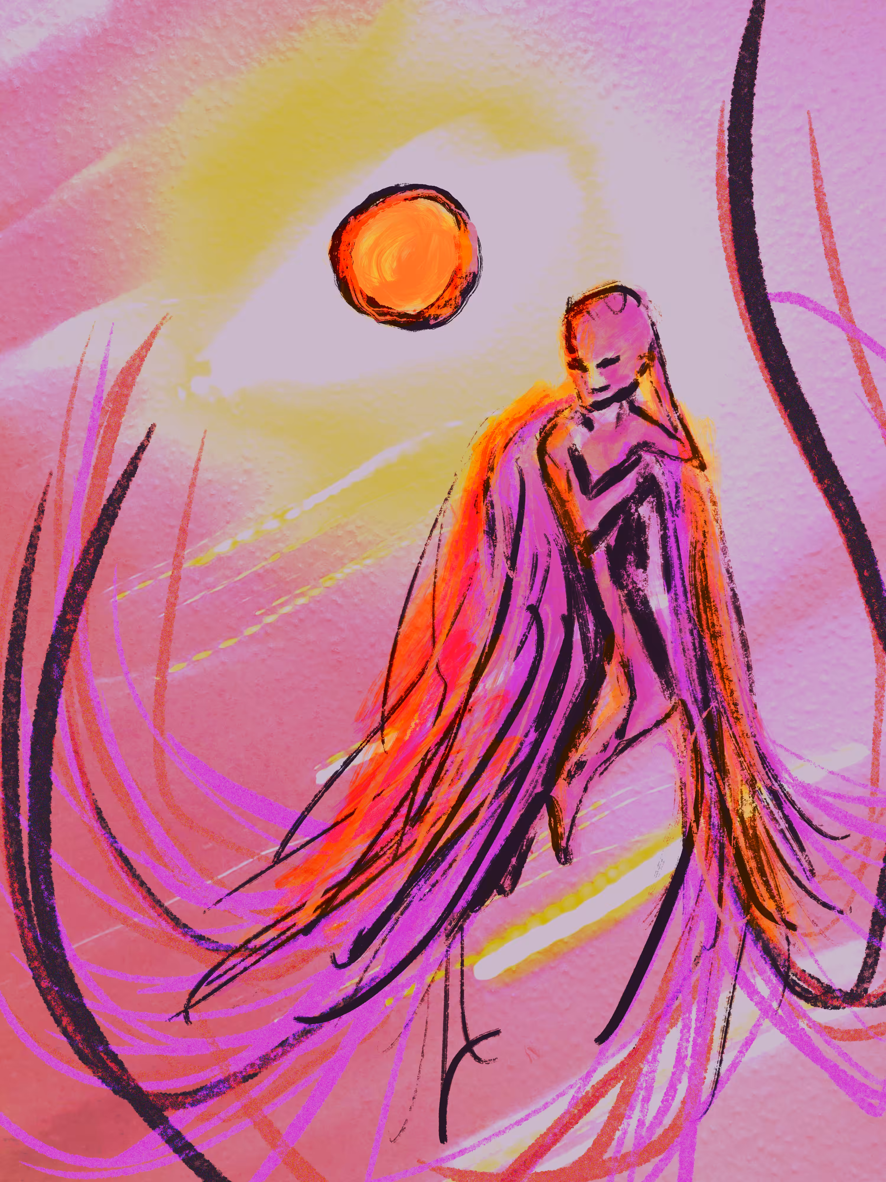 Angel and the Blazing Sun