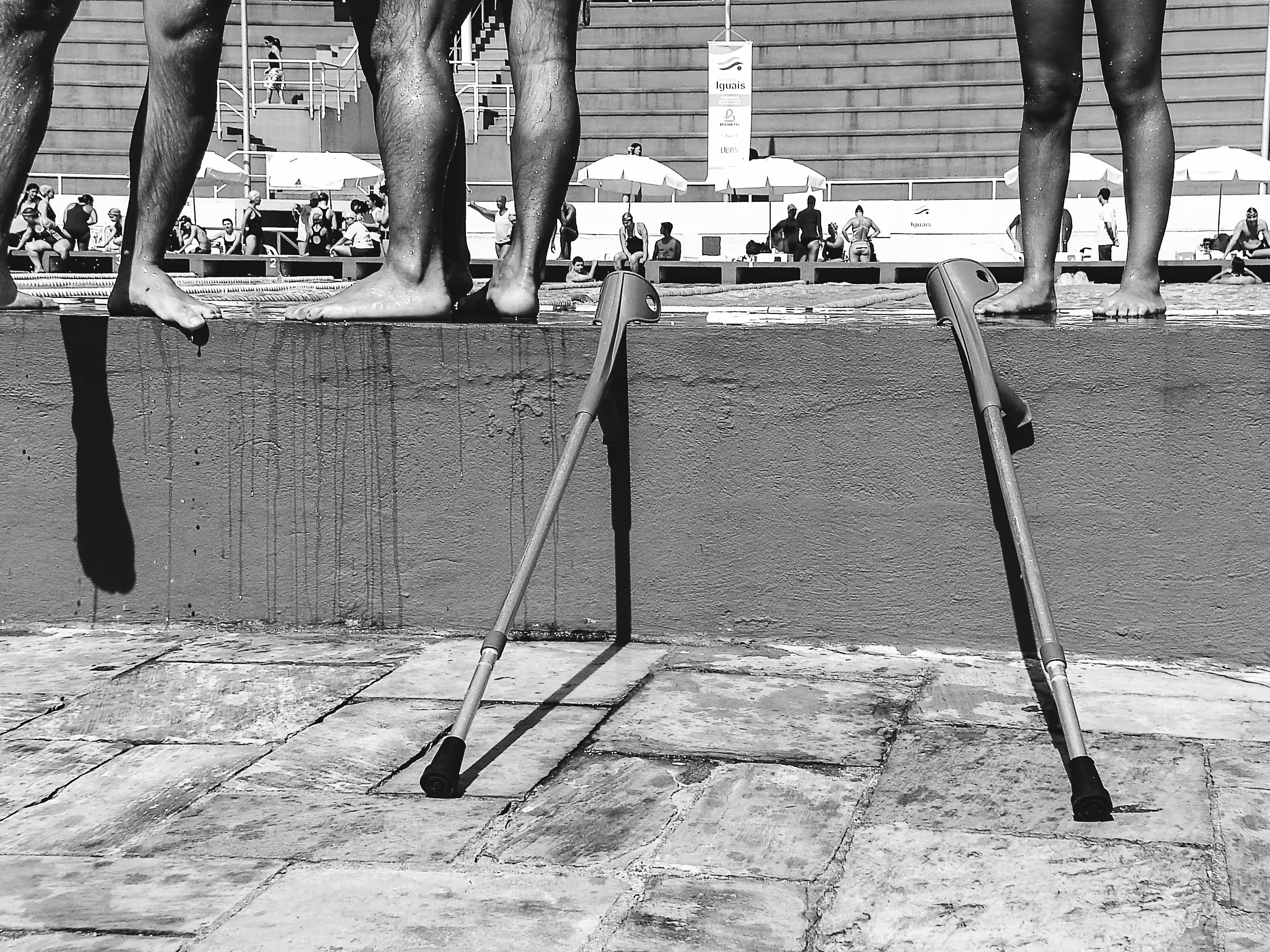 Swimmers' legs