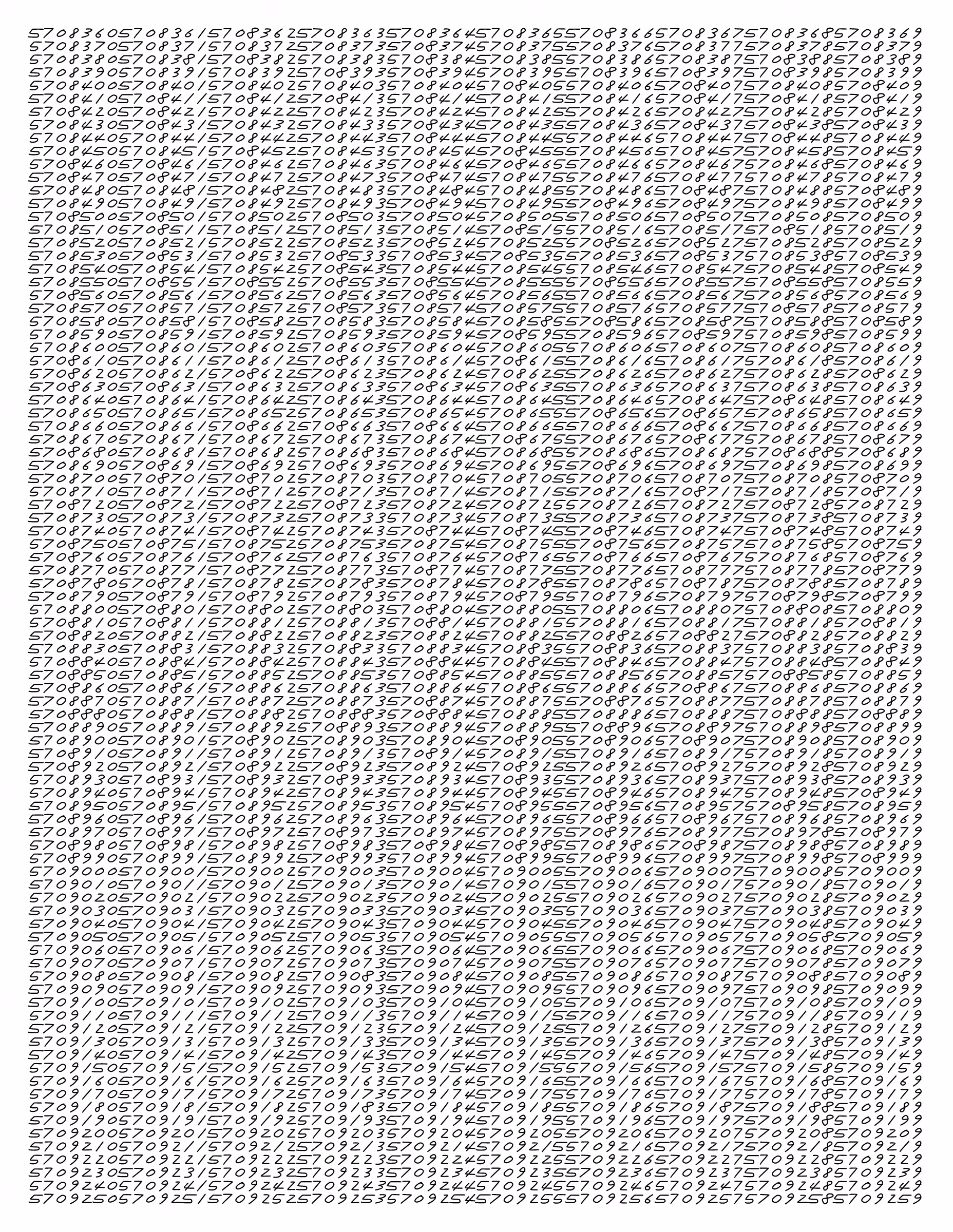 Endless (5,607,250 to Infinity) #332