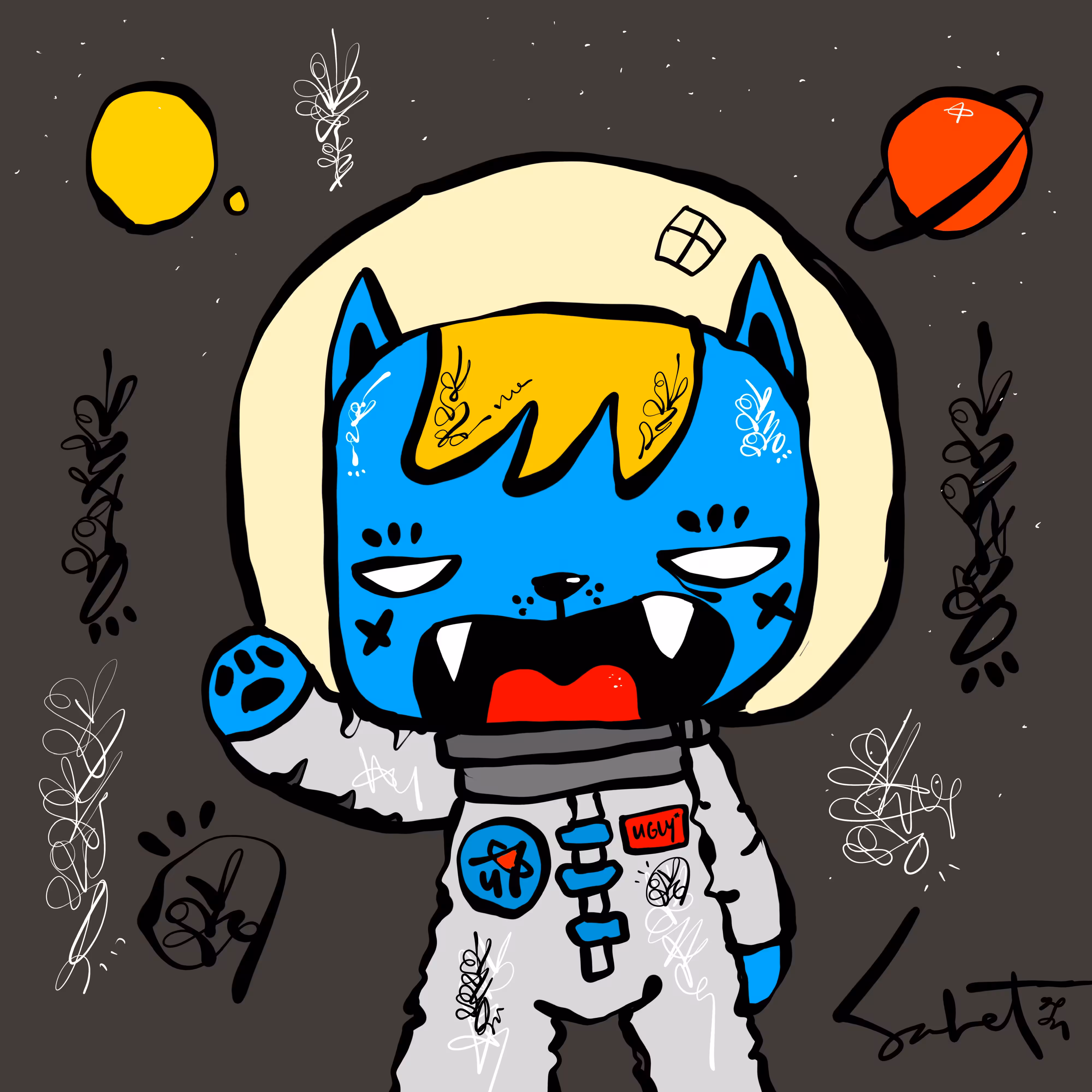 Ugly Kitties by Sabet #233