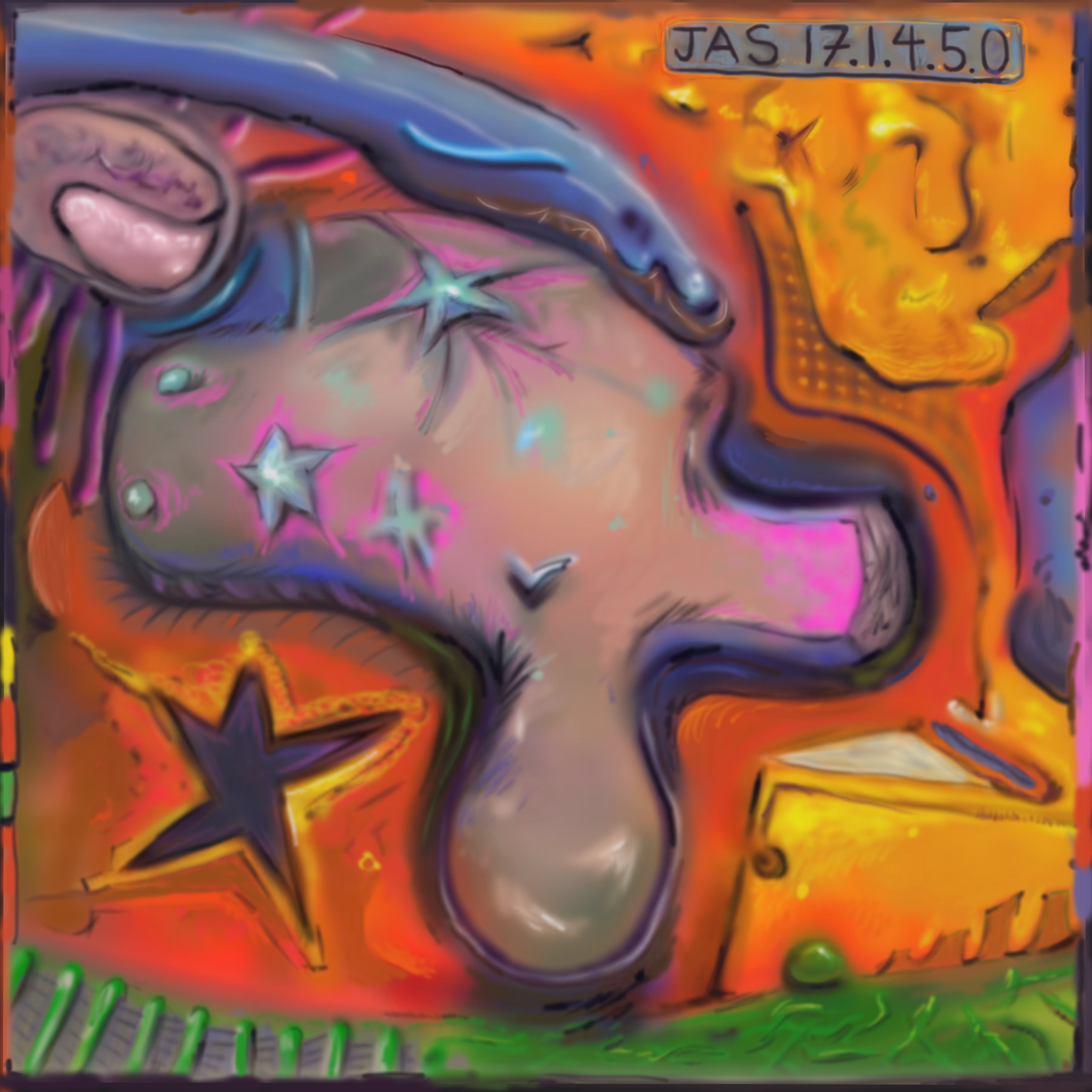 Radical Digital Painting: RDP #86:   JAS 17.1.4.5.0