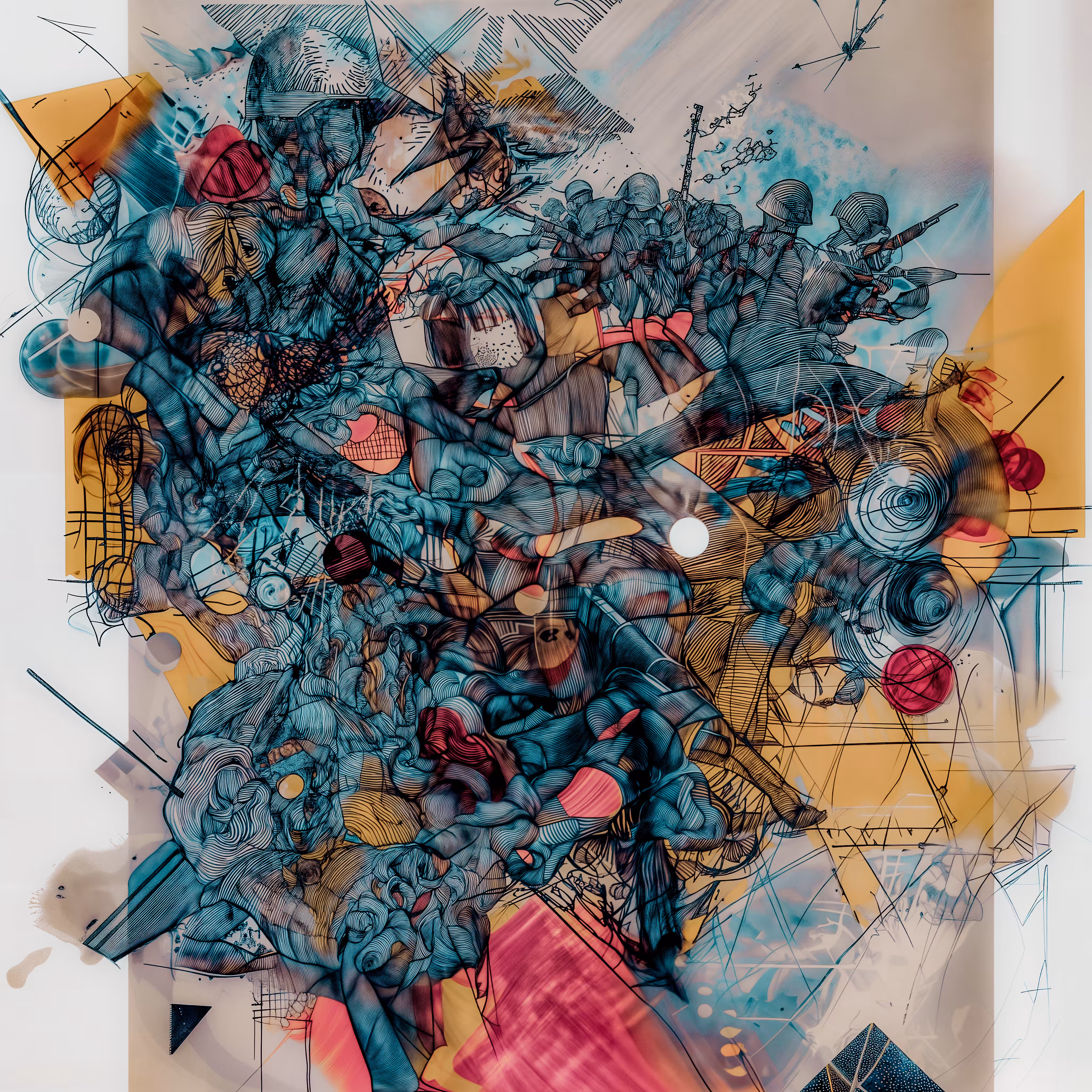 A Collage of Chaos and Repetition