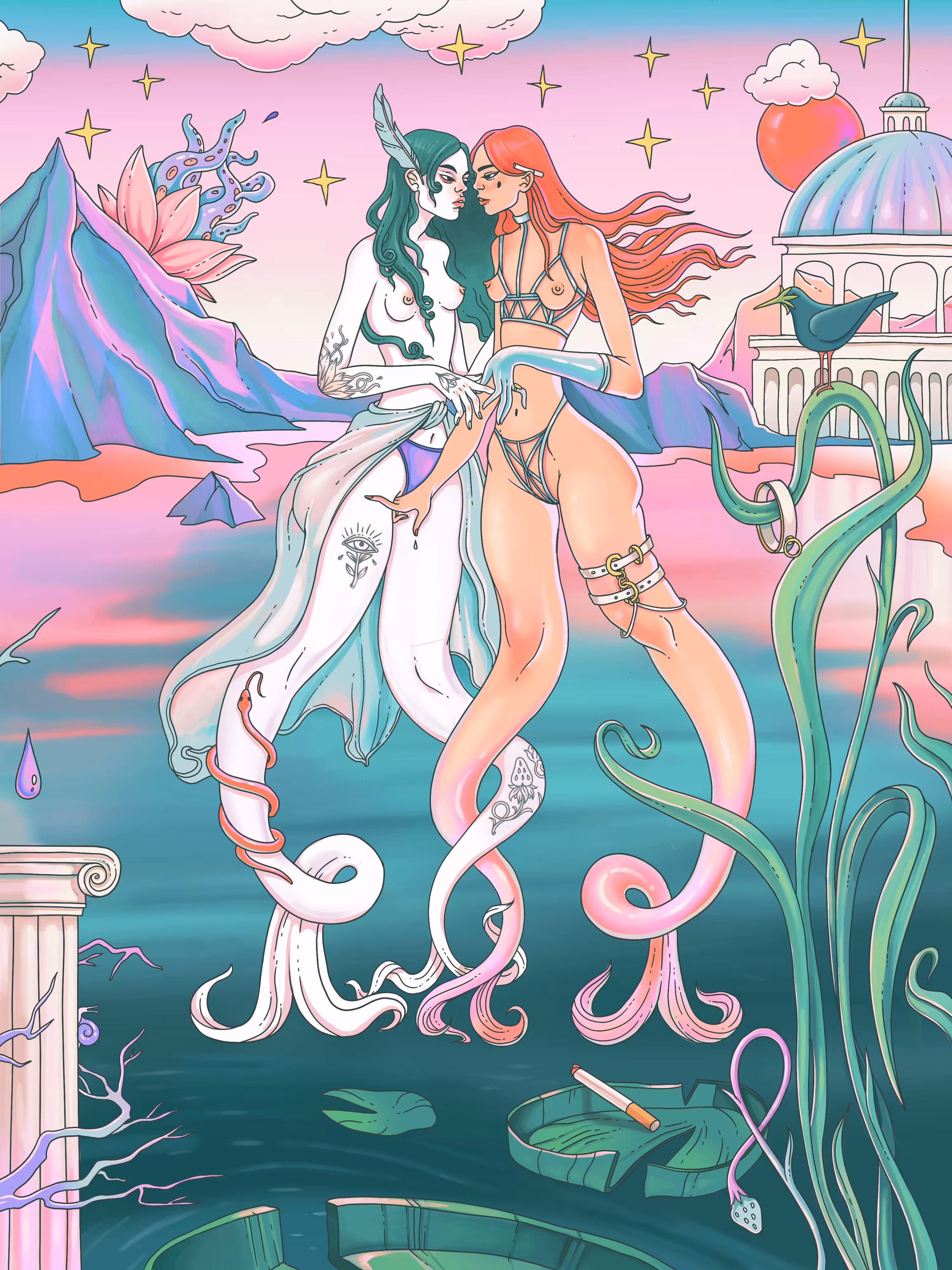 Mermaid wedding