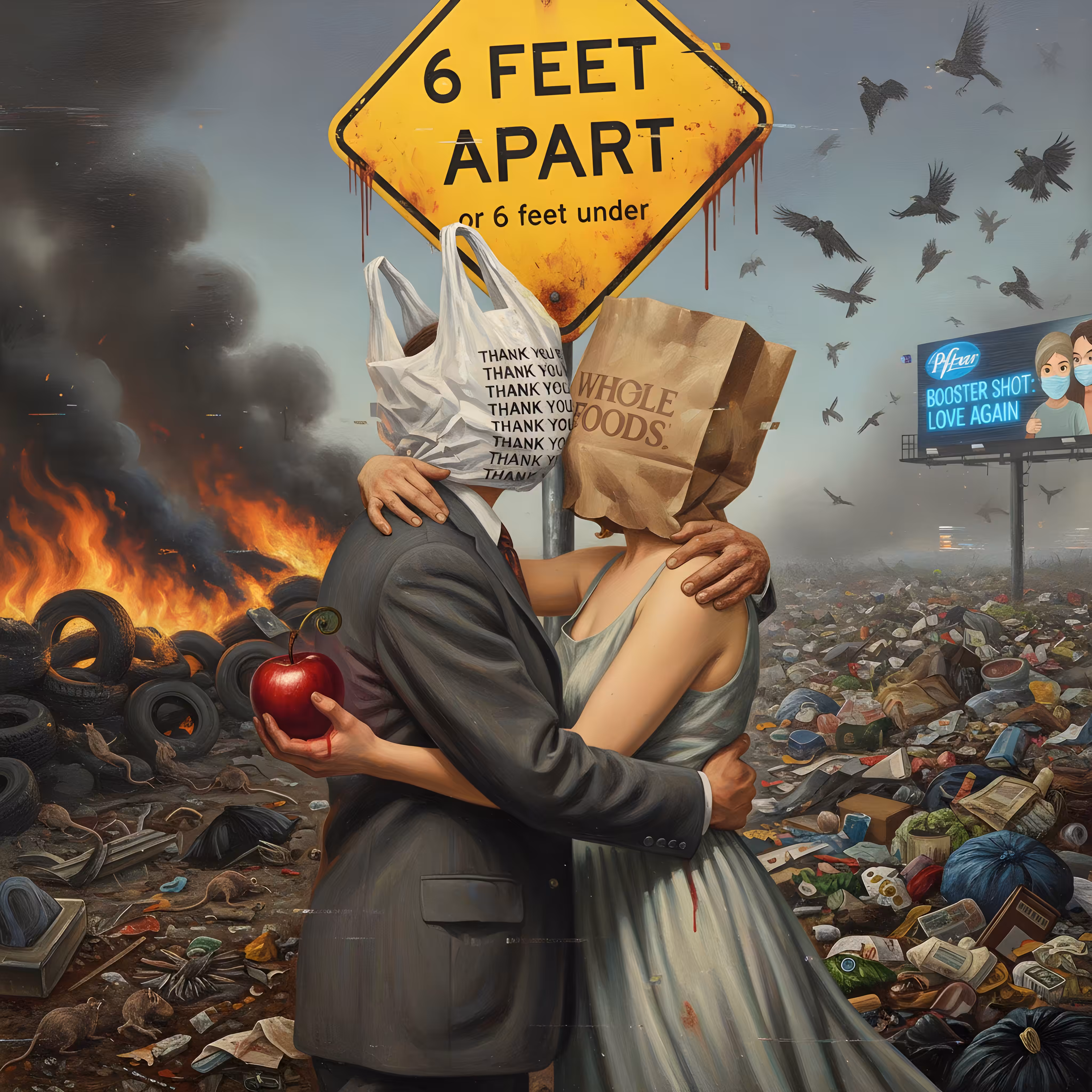 ⚠️ 6 FEET APART ⚠️