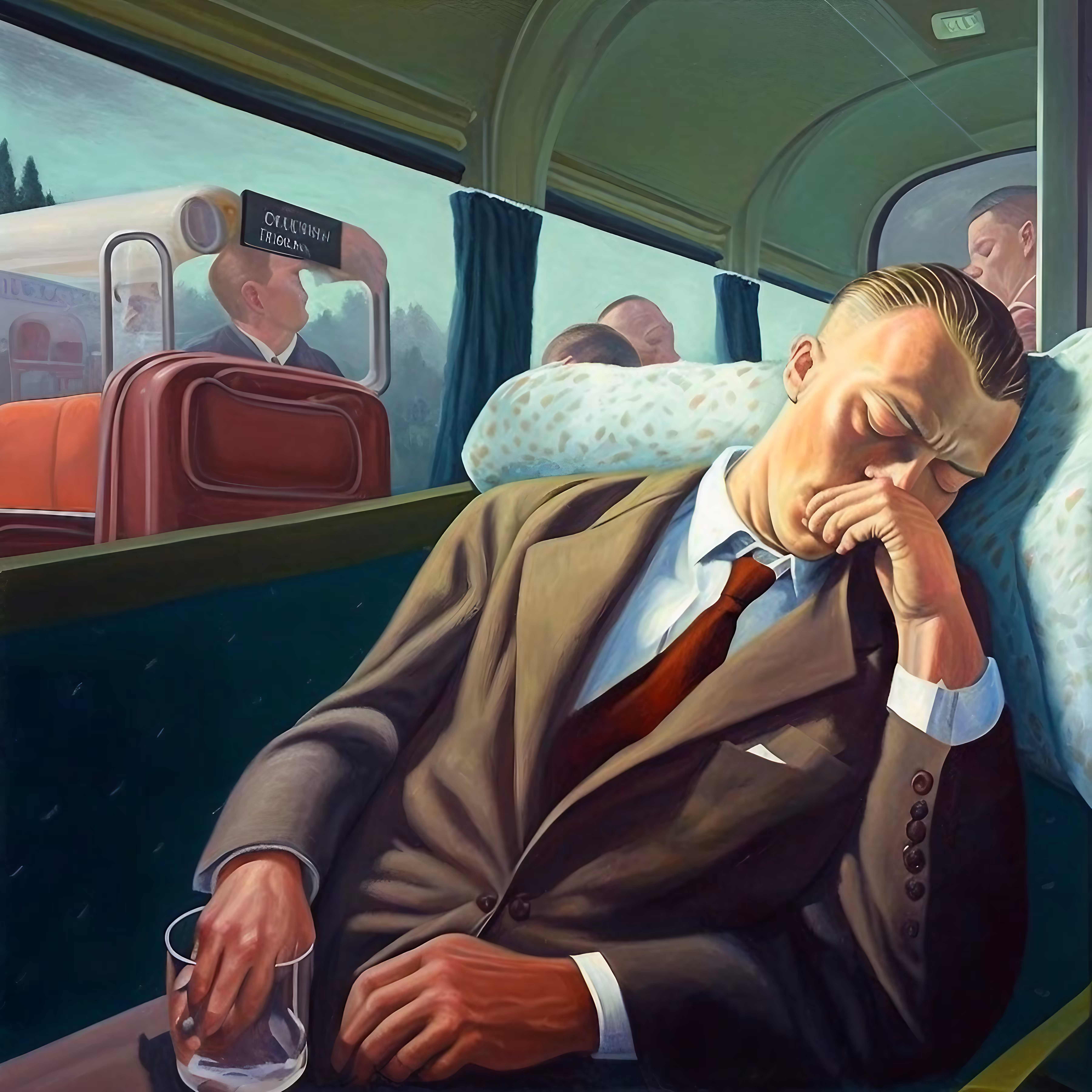 "Morning commute" (2022)