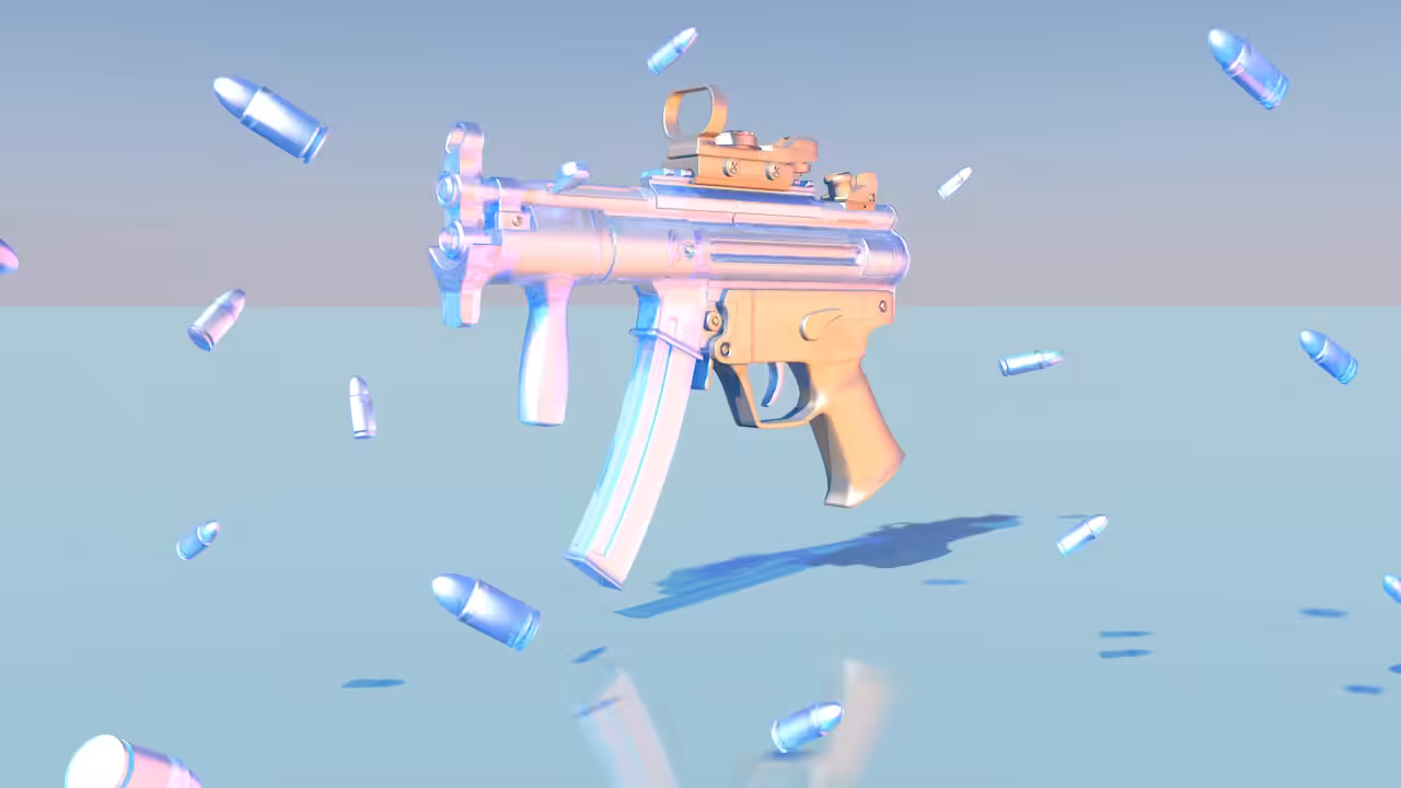 Krypto Gun - Crystal - 1/20 linktr.ee/zaccolquitt