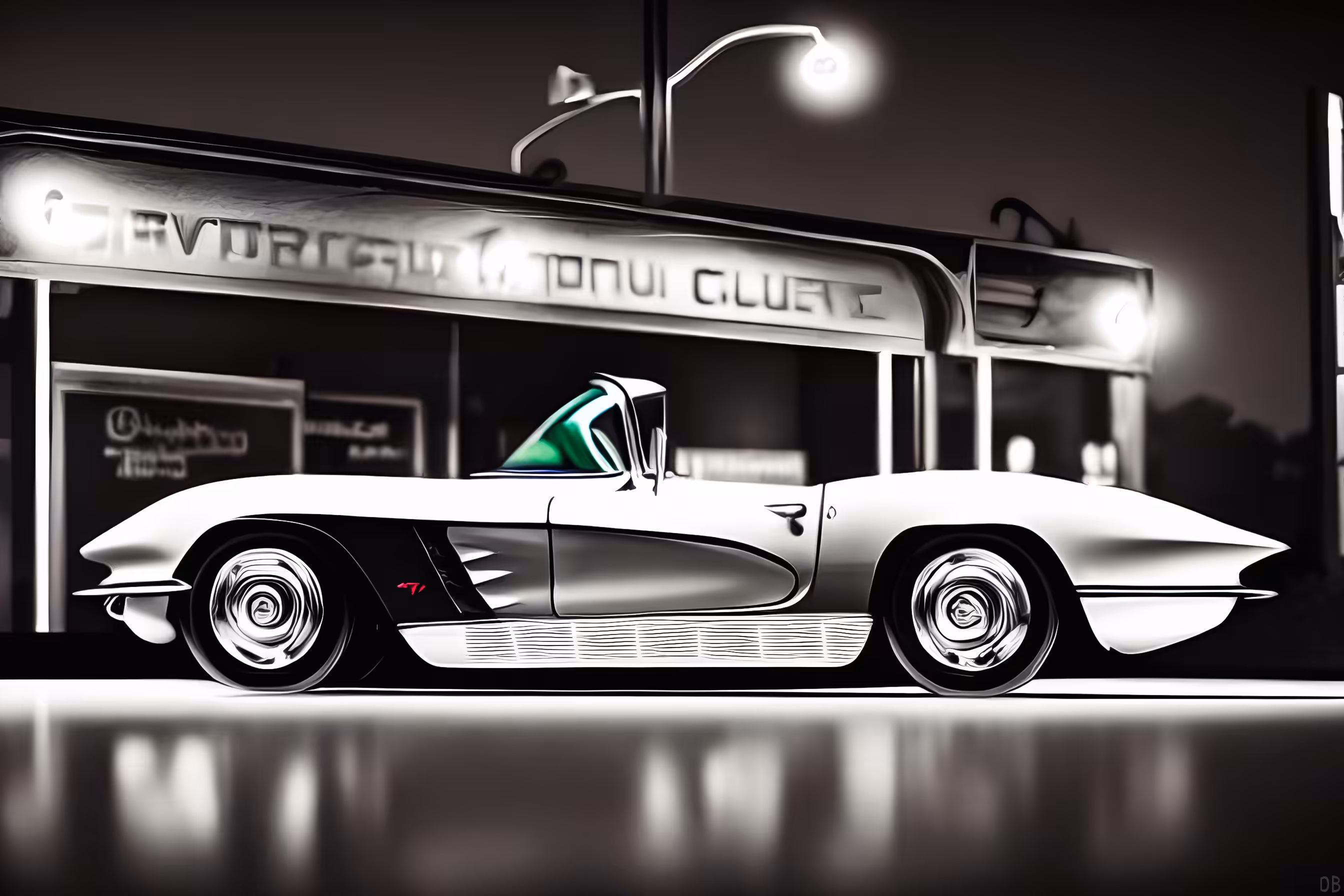Polished 1959 Corvette