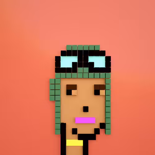 3D Pixel Crypto Punk#567 [4K]
