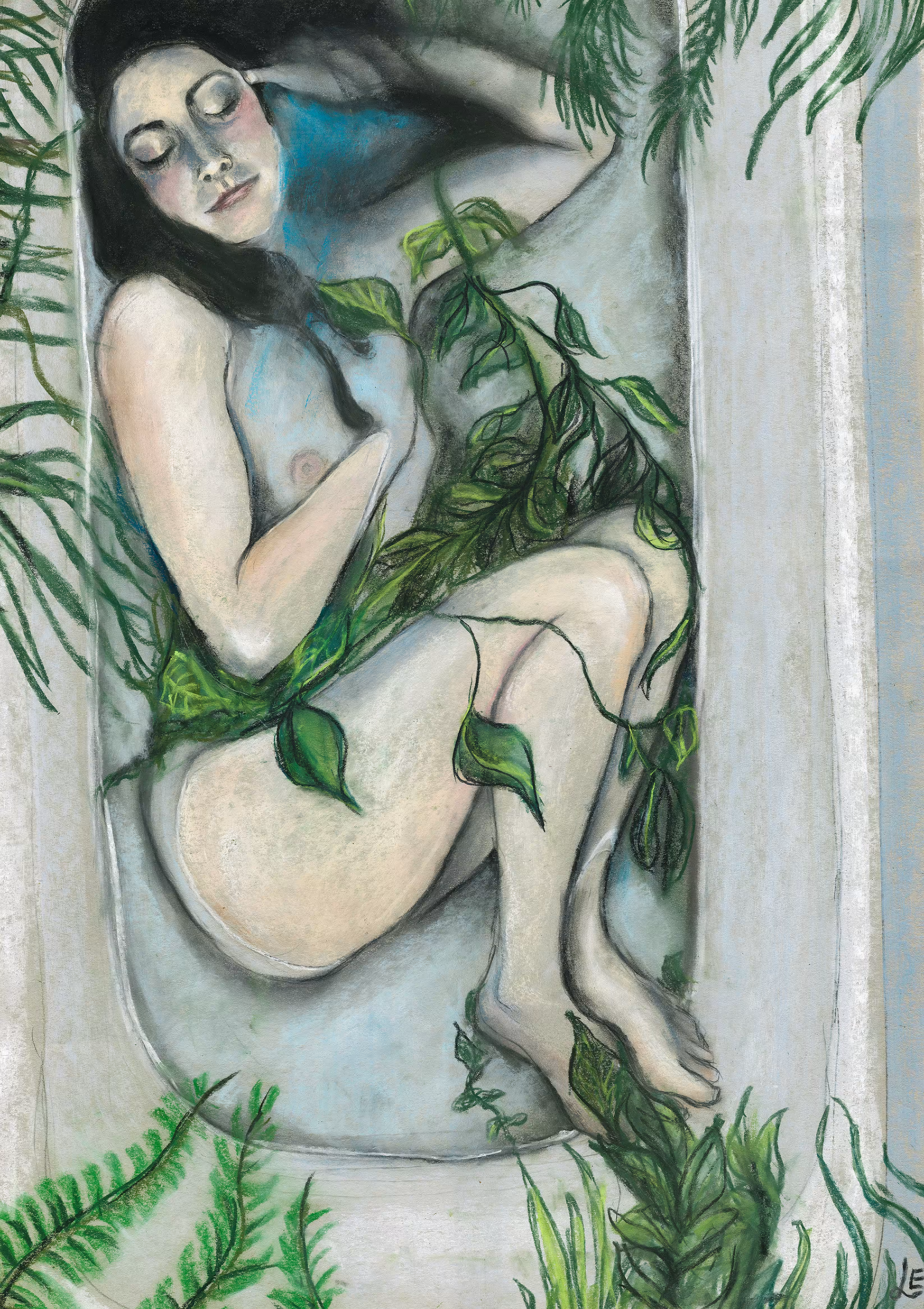 Ophelia in the Bath #5