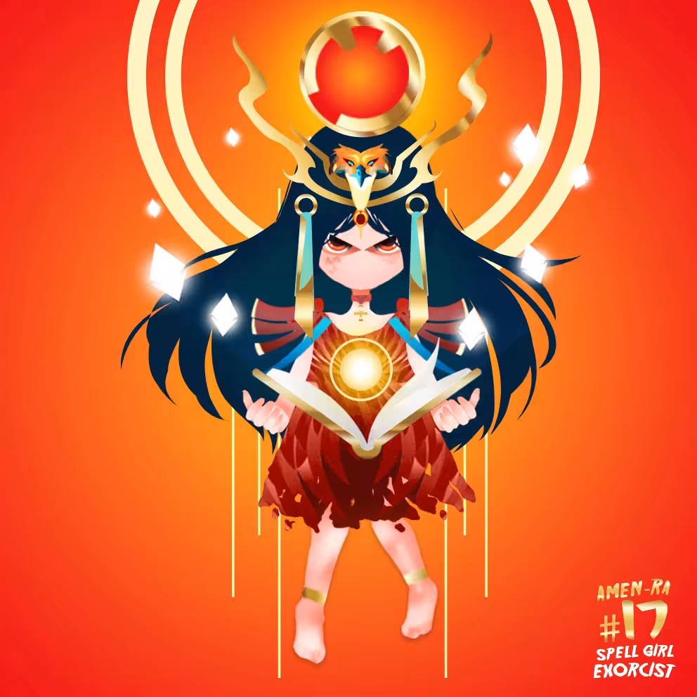 spell girl exo # 17  AMEN-RA